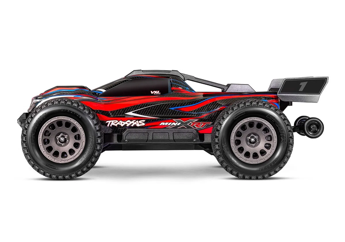 Traxxas Mini XRT VXL-3s Rot Brushless 1:10 RC Modellauto Elektro Monstertruck Allradantrieb (4WD) RtR 2,4 GHz (108076-1-RED)