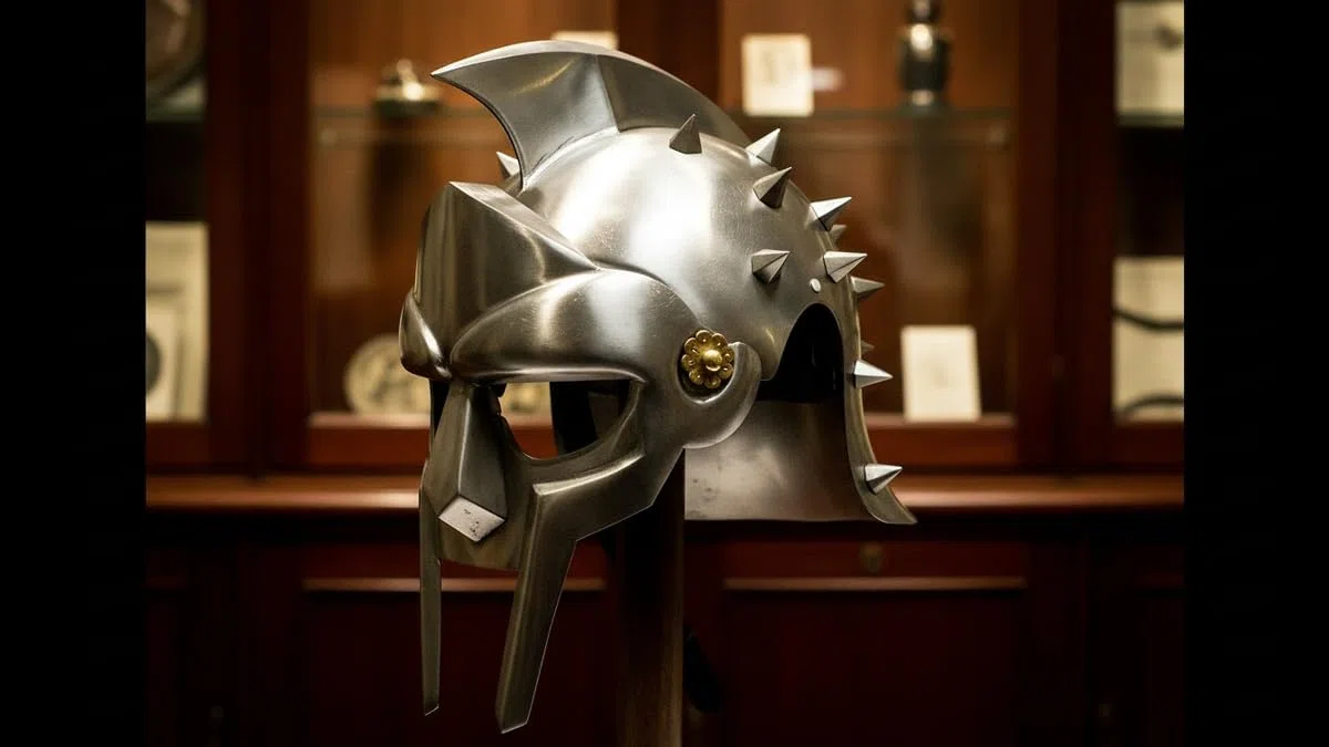 Gladiator Maximus Helmet with Liner Larp Role-Play Fancy-Dress