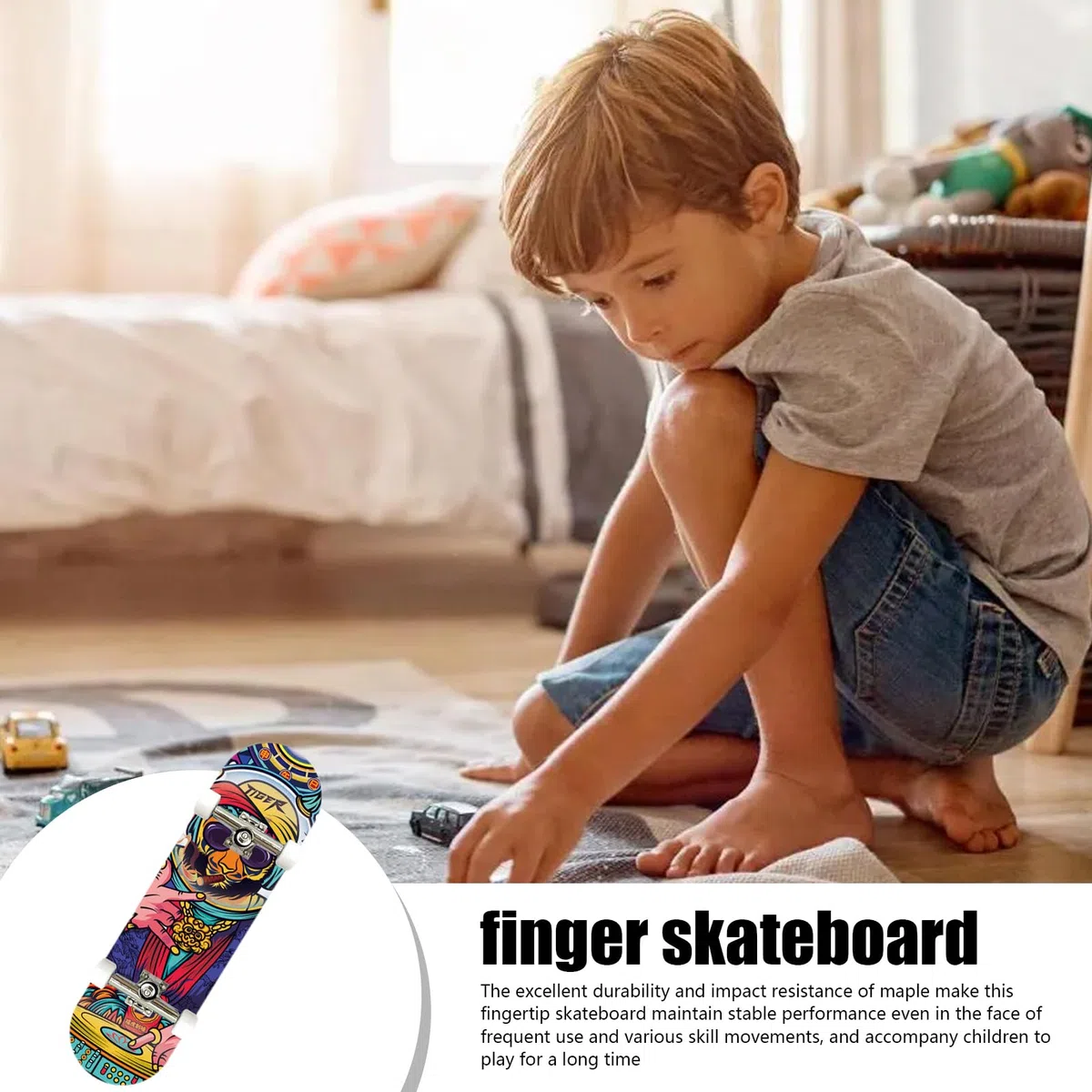 Fingerboard per bambini, skateboard da dito, Tavole per bambini in legno, Piccoli giocattoli da dito, skateboard da dito colorato per bambini dai 6 anni in su