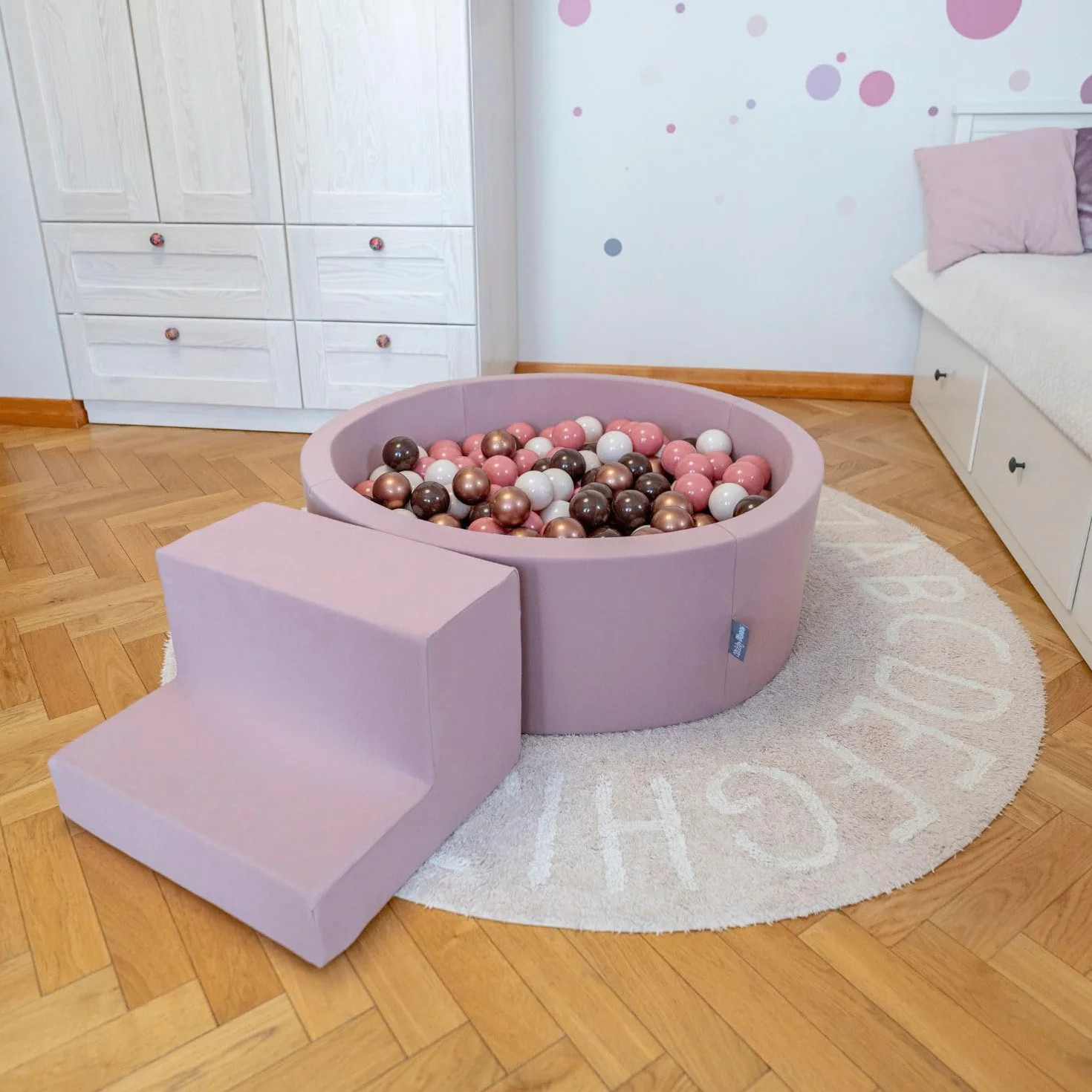 KiddyMoon Gradino in Schiuma per Bambini Morbido Leggero da Interno