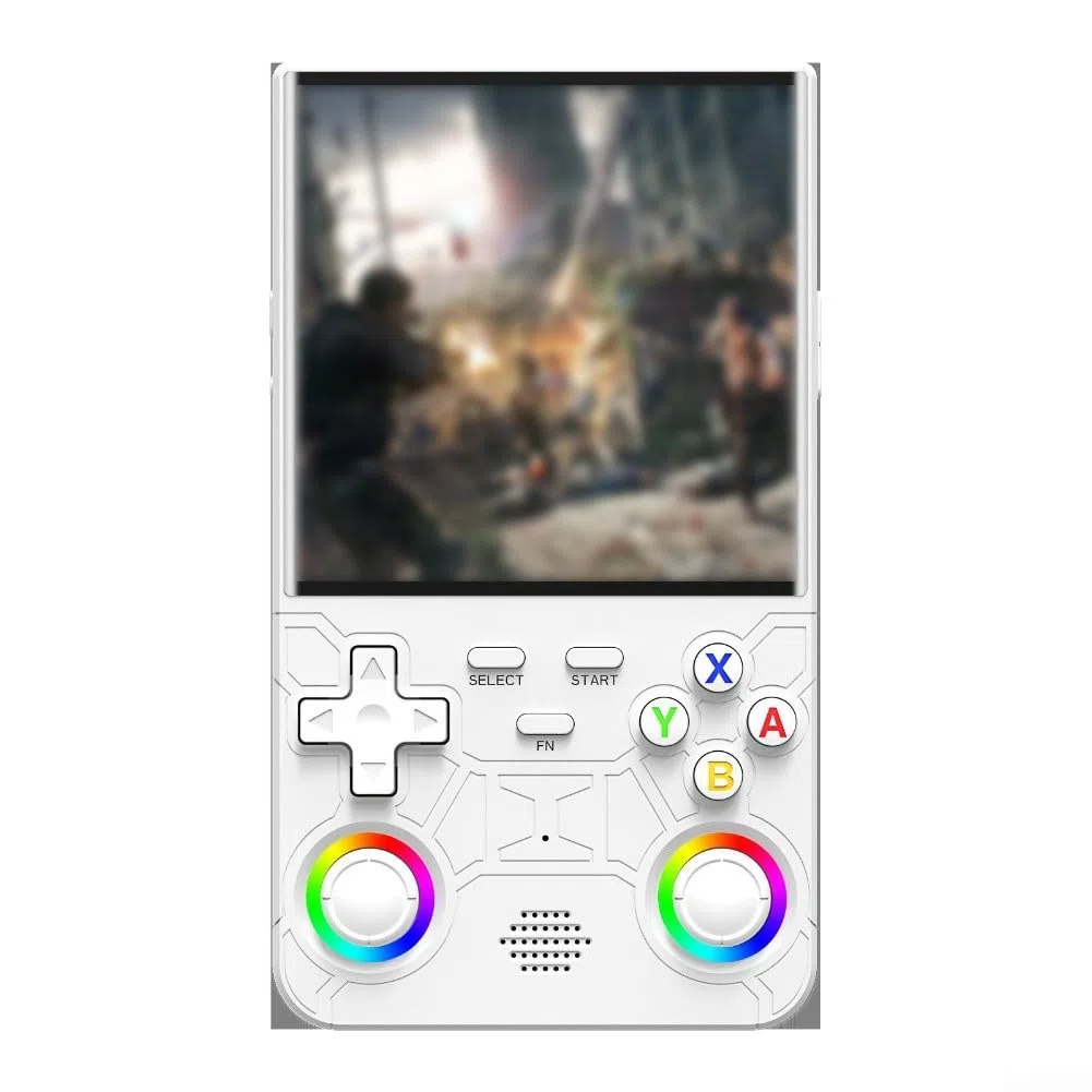 R36 Ultra Console di gioco portatile da 128 GB Display HD da 4 pollici con design retrò per viaggi e viaggi (blu)
