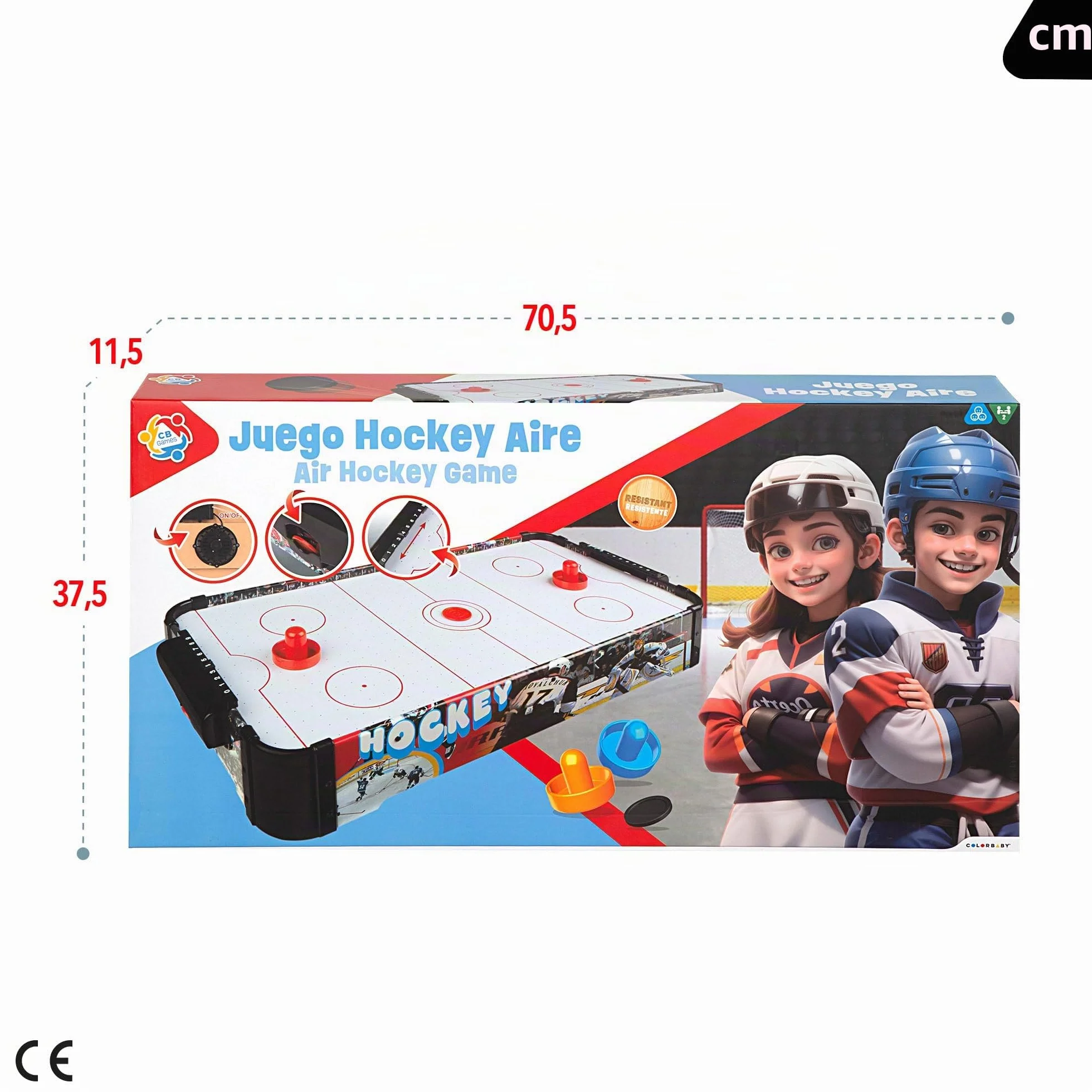 JUEGO HOCKEY AIR MADERA 69X36X10