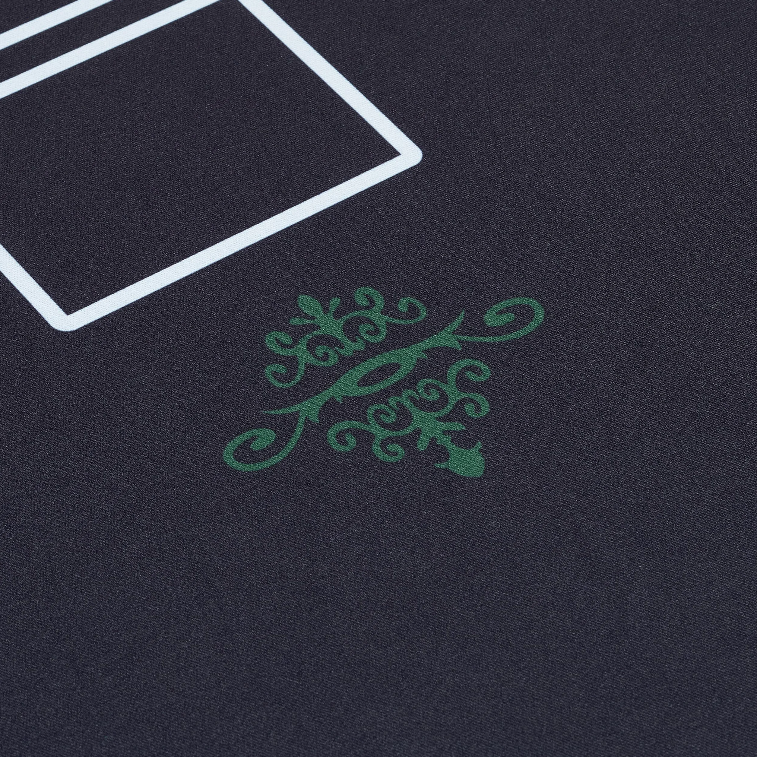 Relaxdays Tappeto da Poker 180x90 cm Texas Holdem, Panno Rettangolare in Poliestere, Verde Nero