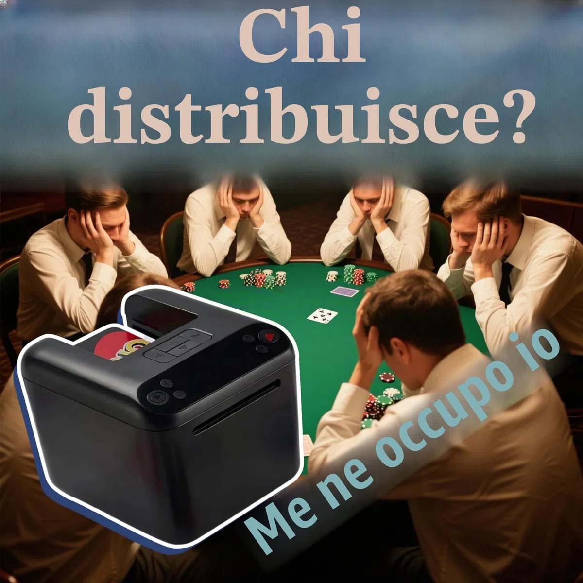 Macchina per la Distribuzione Automatica di Carte Elettrica Poker UNO 3 Mazzi 4 Pulsanti Texas Hold'em