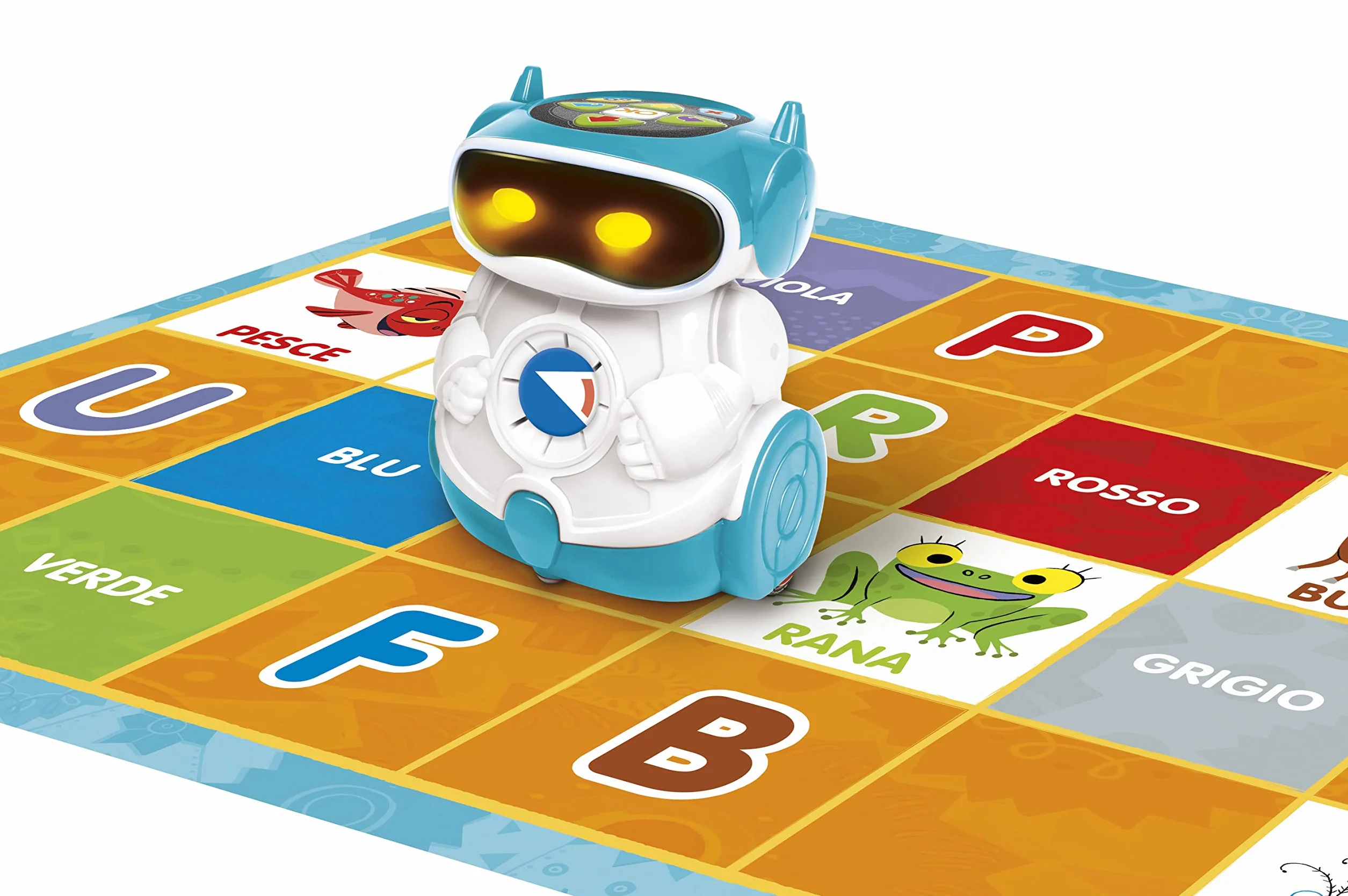 Clementoni Sapientino - Doc Robot - Coding e Programmazione, Robottino Educativo e Interattivo (in Italiano) per Bambini 5 Anni - 17698