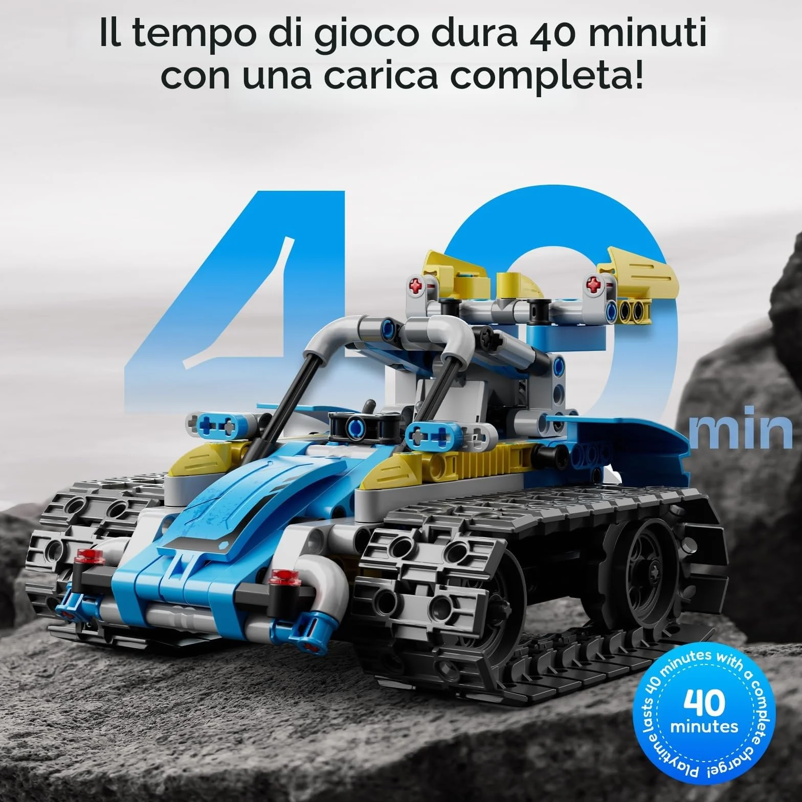 VEPOWER Technic Robot Telecomandati per Bambini,5 in 1 STEM RC Giocattoli da Costruzione con app programmabile, Regalo Educativo per Ragazzi e Ragazze Dagli 6 ai 12 anni (488 pezzi)