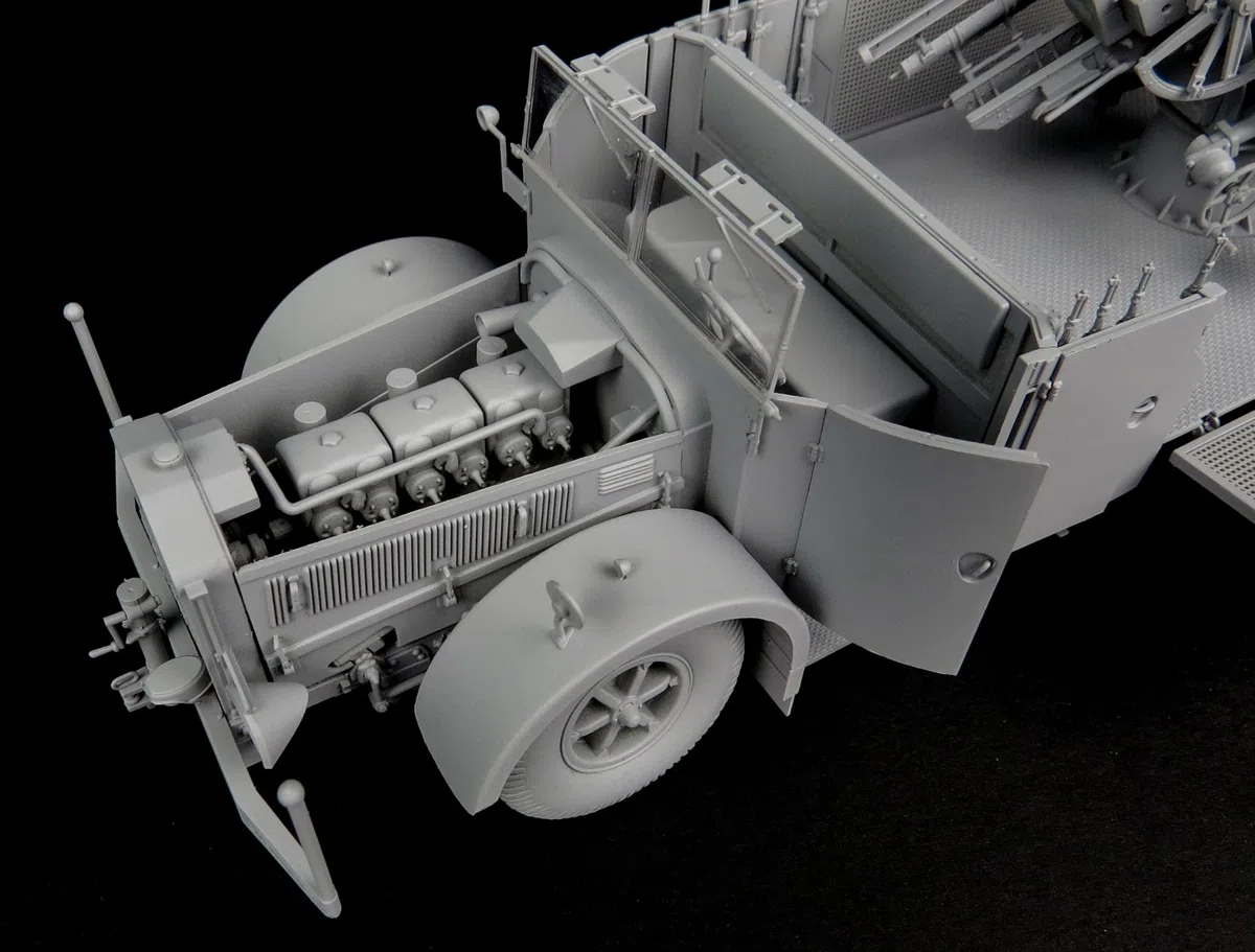 Das werk - flak da 8,8 cm su un vomag 1/35 - das werk dw35024