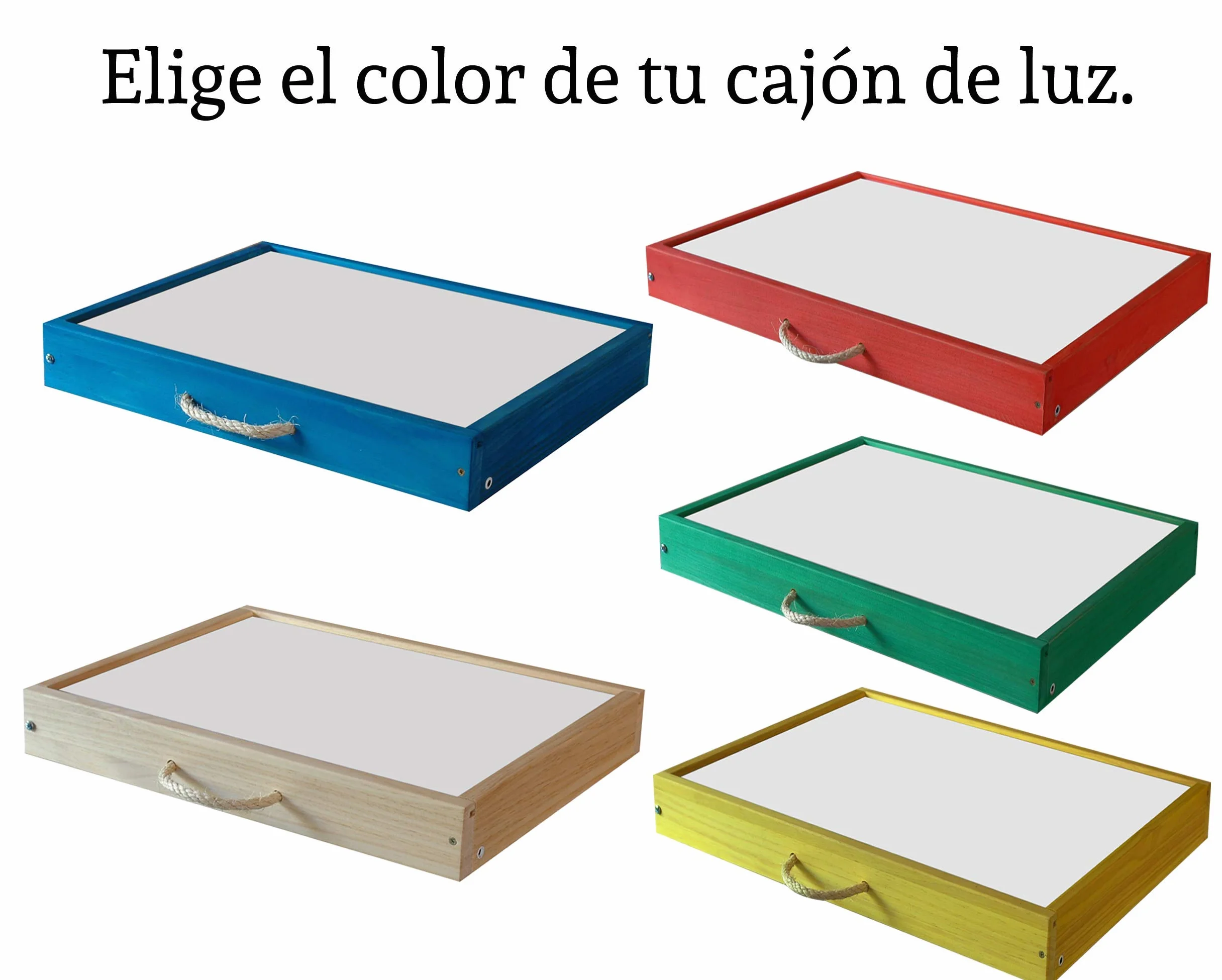 Tavolo Luminoso Montessori RGB 64x48x7 cm + Manuale di Attività | LED con Telecomando | Certificato (AIJU + Univ. Murcia) | Scatola Sensoriale Educativa | Gioco e Apprendimento