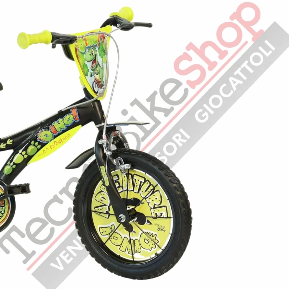 Bici per Bambino Bicicletta Dino Bikes Dinosaur Dino T Rex - Taglia 16"