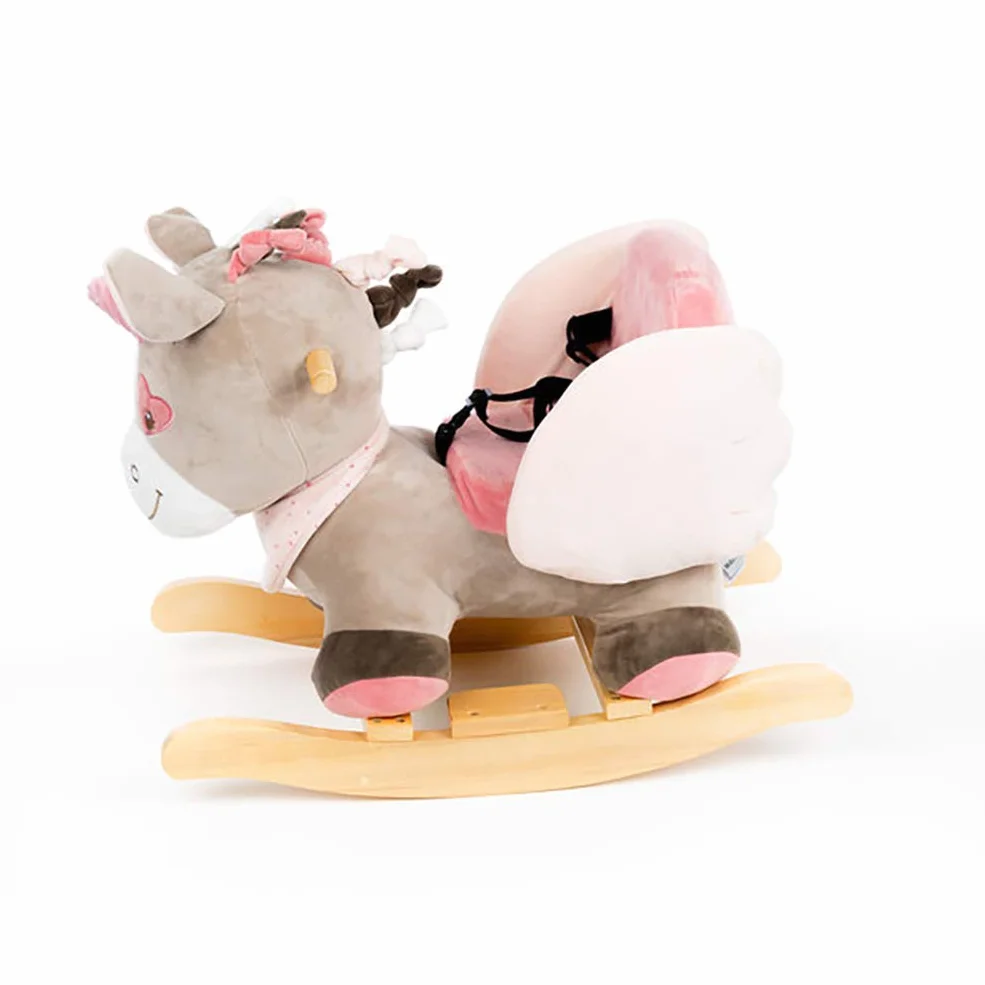 Nattou Dondolo per bambini Jade L'Unicorno, 10-36 mesi, 62 x 32 x 52 cm, Beige/Rosa, 987301