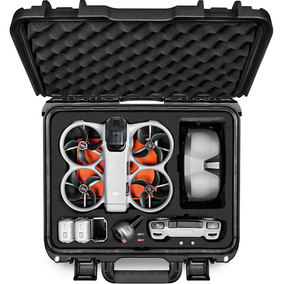 LEKUFEE Valigia rigida impermeabile per drone DJI Avata 360 Combo Motion Fly More, batterie (5 pezzi), Goggles N3/3, RC Motion 3, DJI RC 2/RC N3/N2, controller FPV 3 e accessori (solo custodia)
