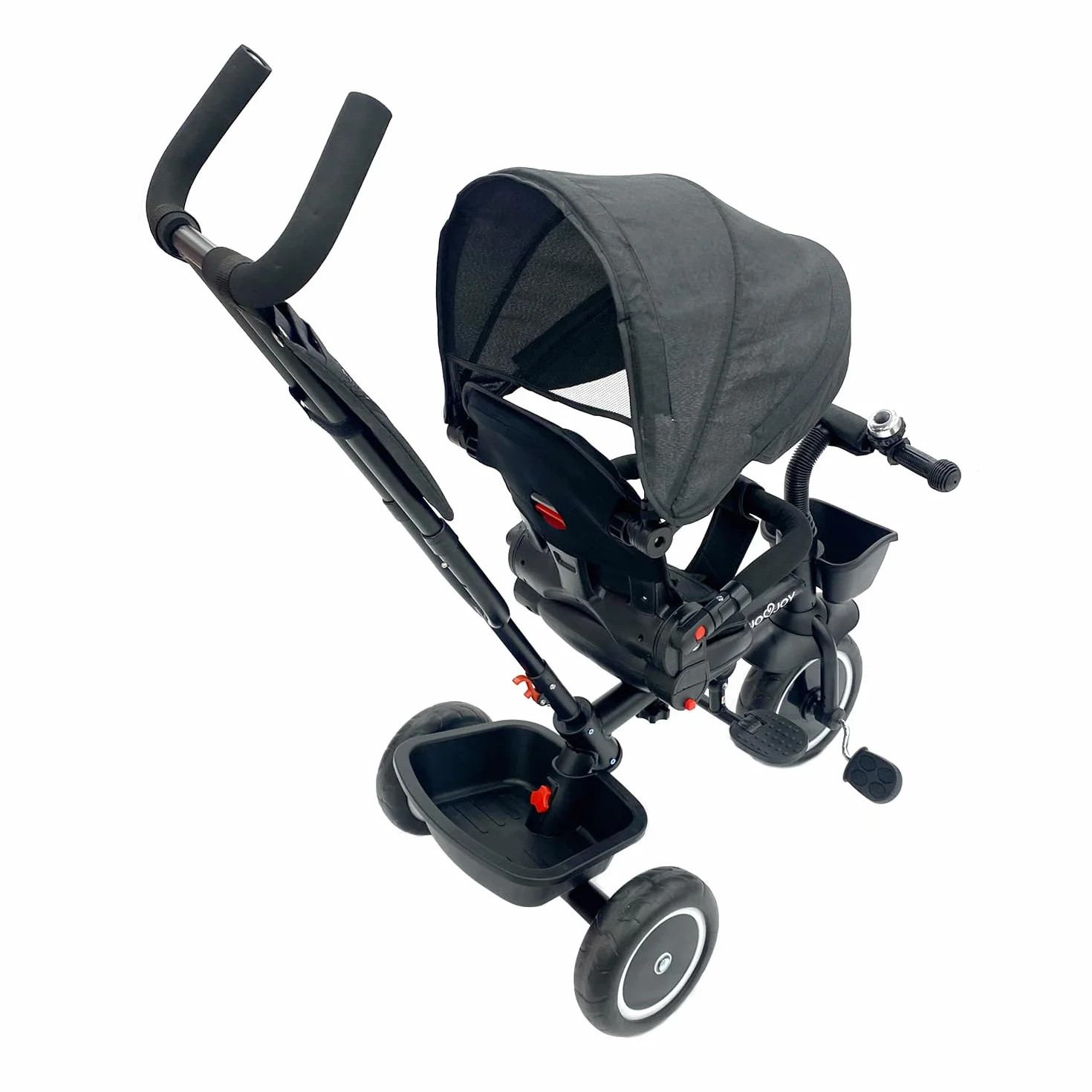 Triciclo Evolutivo Moov-1 4-in-1 per Bambini dai 18 mesi (Nero)