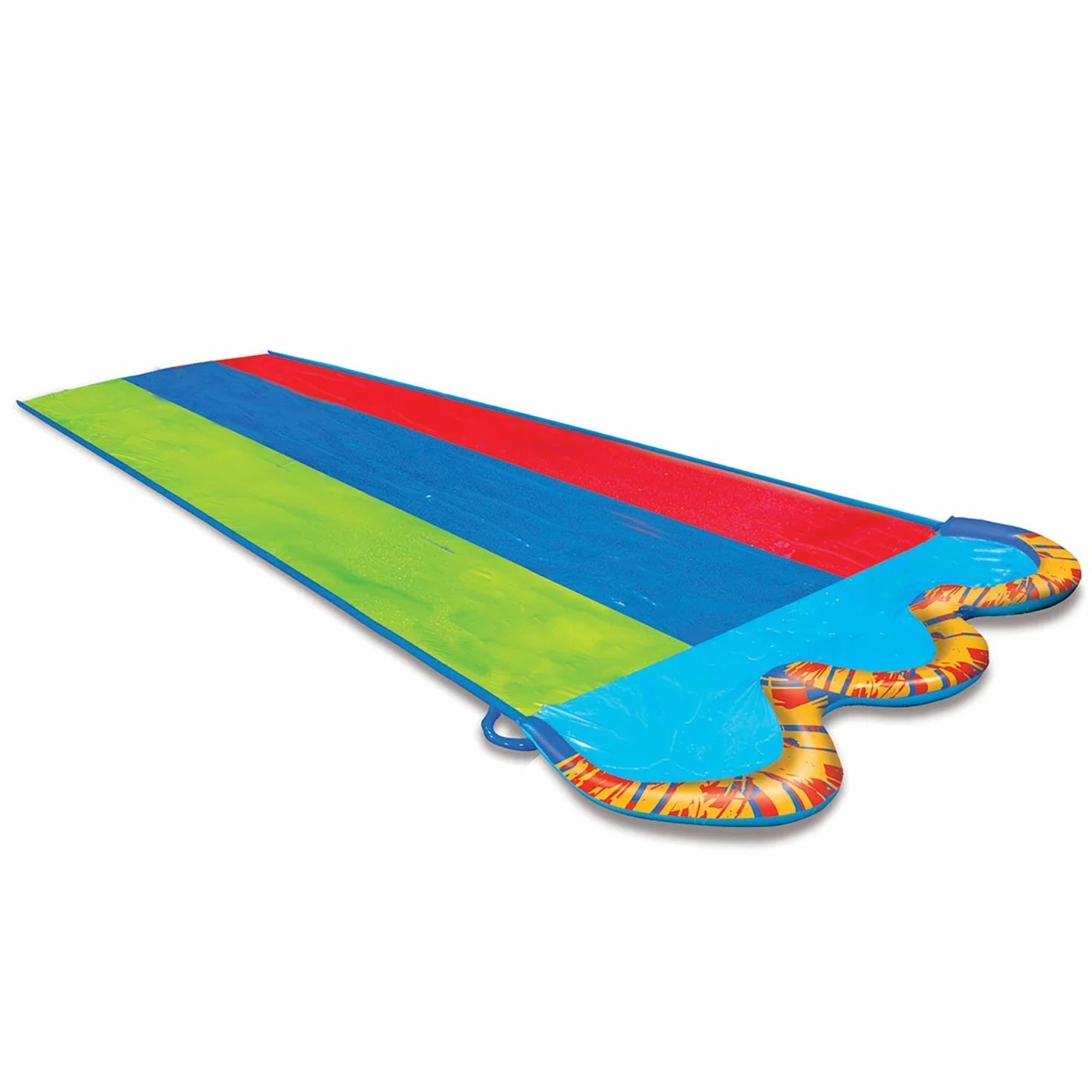 Banzai Scivolo d'acqua Triple Racer 4,6 m con 3 bodyboard multicolore