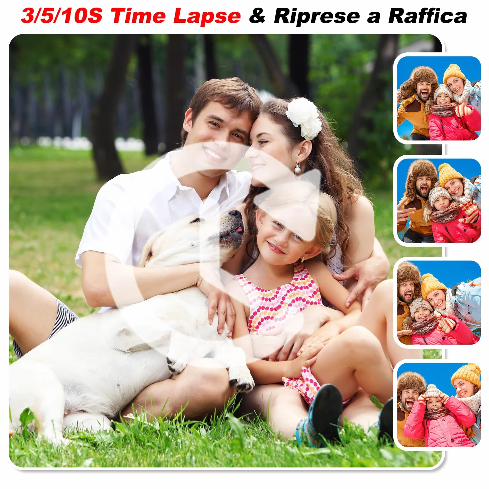 Macchina Fotografica Bambini | 3,5" Grande Schermo| 360° Obiettivo Zoom Rotante| 1080P HD Fotocamera Bambini con Selfie| Flash LED | Scheda SD 32G| Regalo Bambina e Bambino 3 4 5 6 7 8 9 10 11 12 Anni