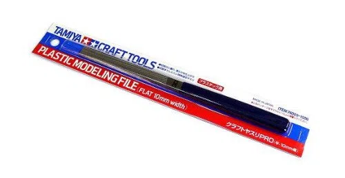 Tamiya Model Craft Tools Plastic Modeling File (Flat 10mm Width) 74059