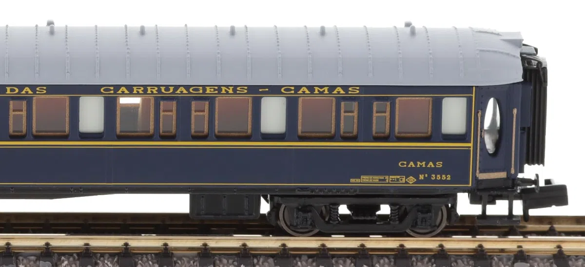 RENFE, set di 3 unità CIWL "Castellano Expreso", vagone per trasporto bagagli + 2 carrozze letto Lx, epoca IV