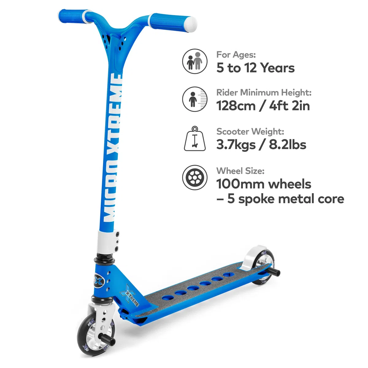 Micro MX Trixx 2.0 - Skateboard Hockey e Pattinaggio a rotelle Unisex per Bambini Gioventù Unisex