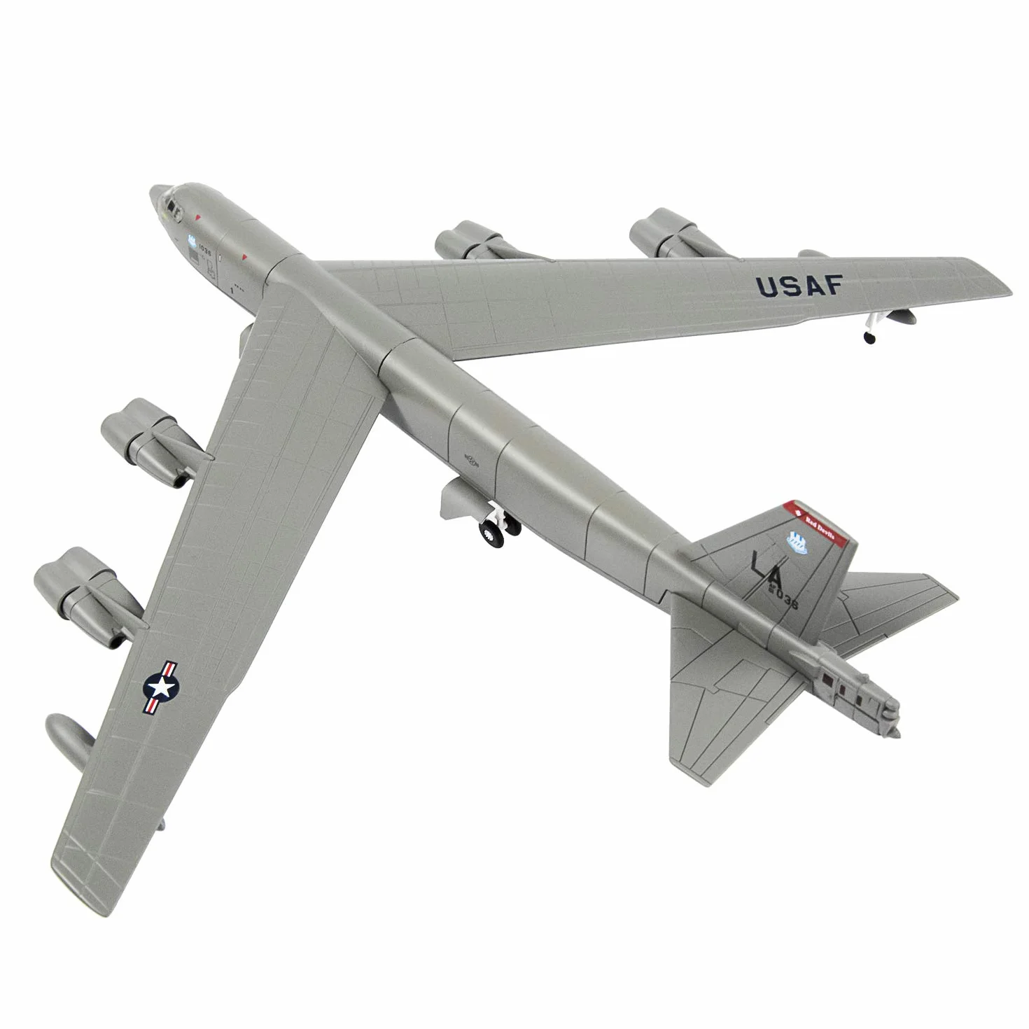 Modello Militare di Aereo 1:144 B-52, Fighter Aereo in Metallo, Pressofuso da Collezione o da Regalare