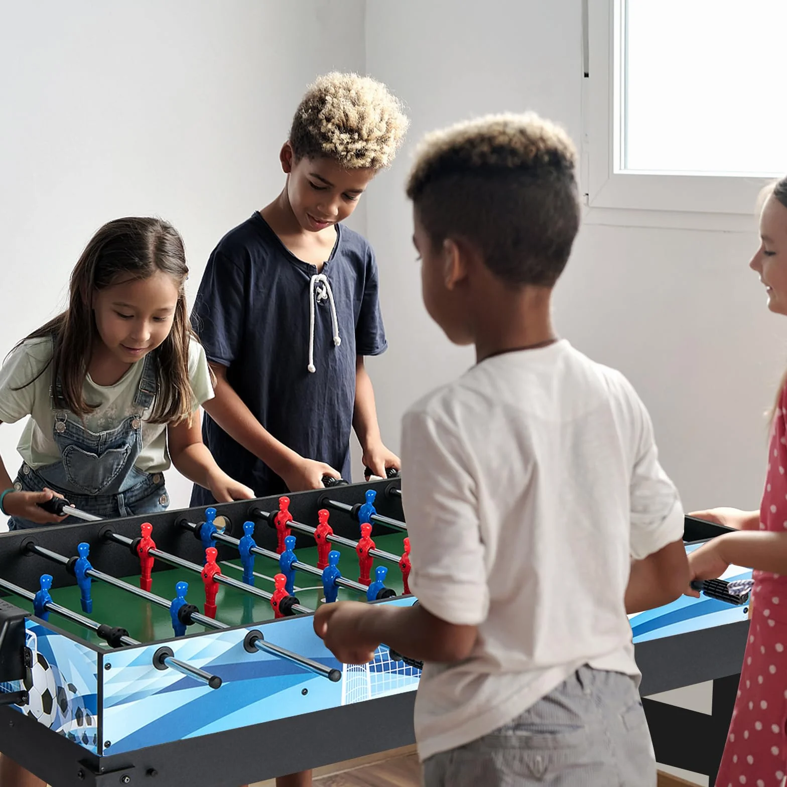 COSTWAY 15 in 1 Set da Tavolo da Gioco Combo, Tavolo Multigioco Basket Calcetto Hockey Biliardo Ping Pong Bowling Shuffleboard ecc, Set Combinato per Giochi Multipli per Bar Casa Ufficio