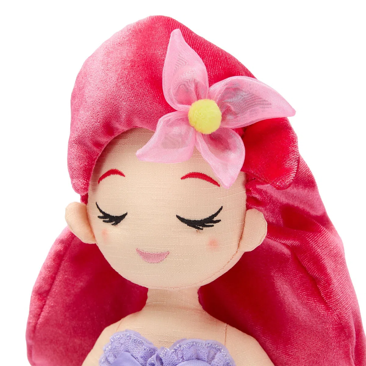Disney Store Official Bambola di Peluche Media Ariel, Peluche La Sirenetta, 45 cm