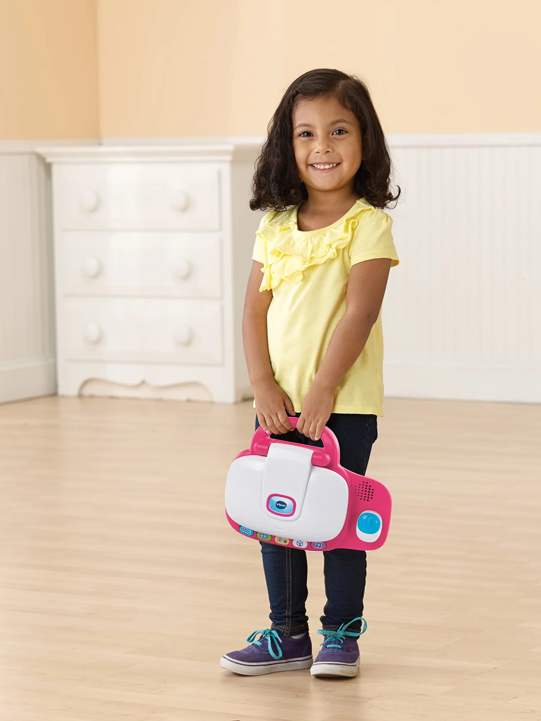 VTech Pre-School My Laptop-Rosa, Colore, 20.9H x 27.1W x 6.8D, 155453