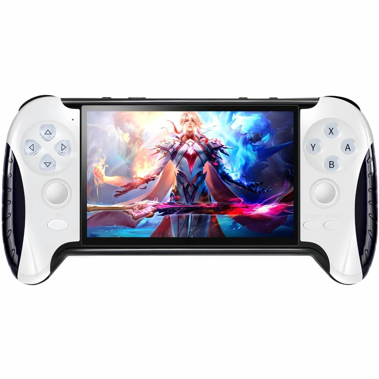 4,3 pollici Console di Videogiochi Portatile Design per Impugnature Creative Emulatori Multipli Output TV MP4/MP3/E-book Puzzle Casuale Retrò Videogiochi Regali di Compleanno/Vacanze
