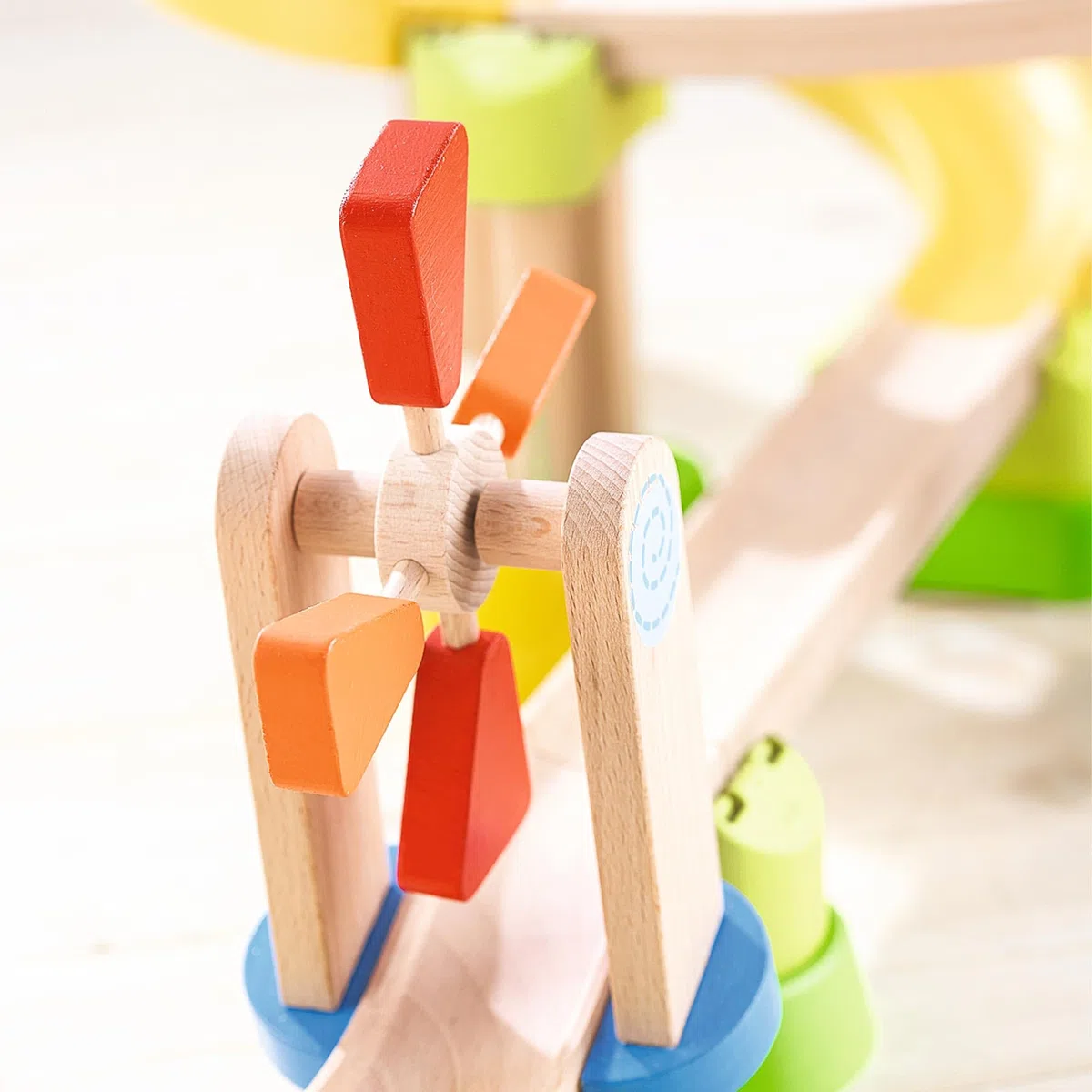 HABA 300438 Ball Track Kullerbü - Windmill Track- with Special Effects, for Ages 2 Years And Up (Made in Germany)