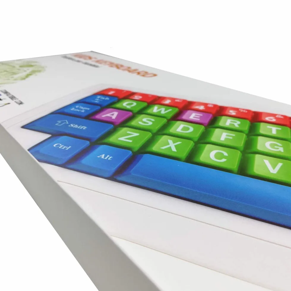 Nuova tastiera colorata per migliorare l'apprendimento dei bambini - Layout italiano - Educational Keyboard Kids