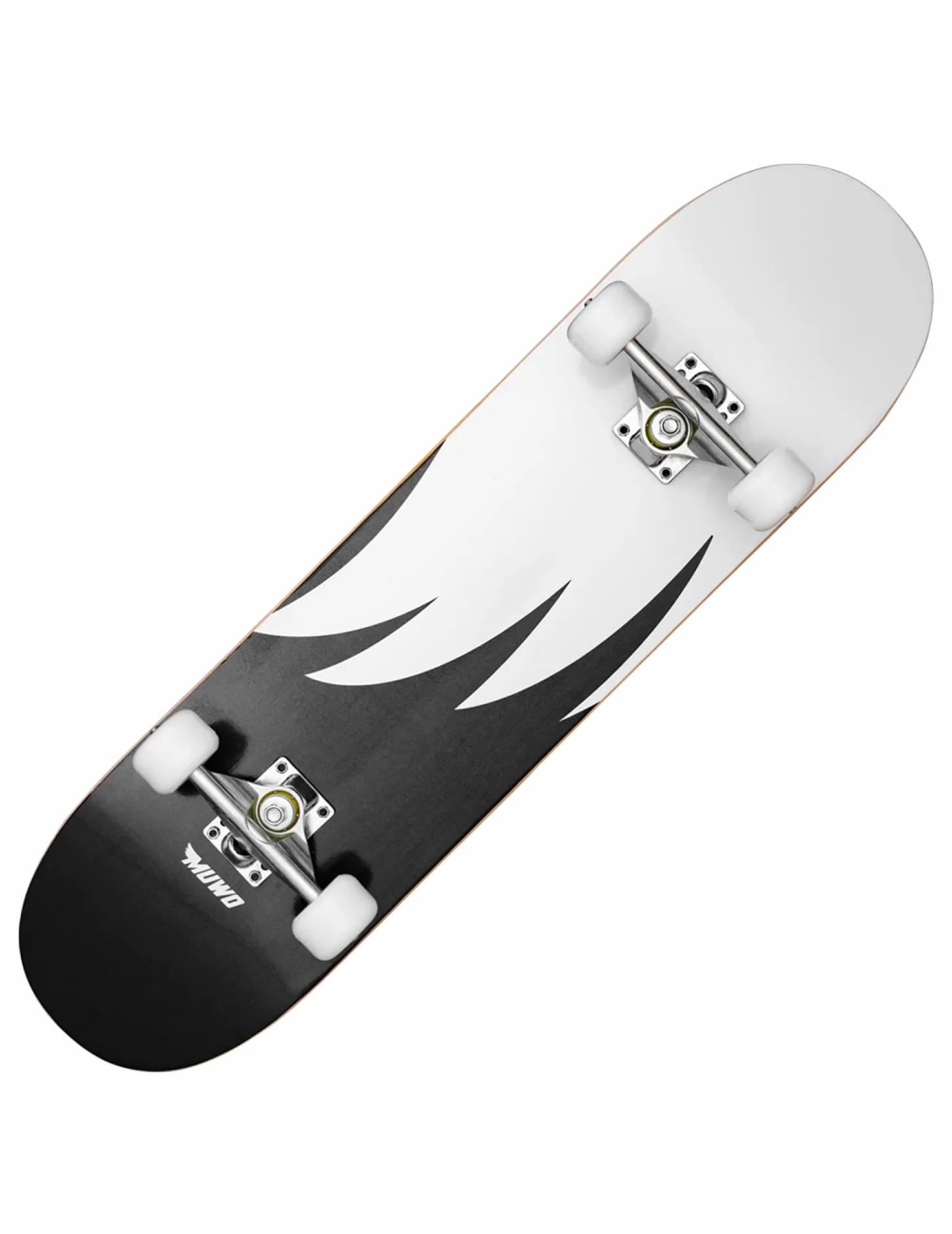 MUWO Street Skateboard 31 x 8 pollici – Tavola completa per principianti in robusto legno e alluminio, adatta per bambini, adolescenti e adulti con diversi motivi (Swing & Wing)