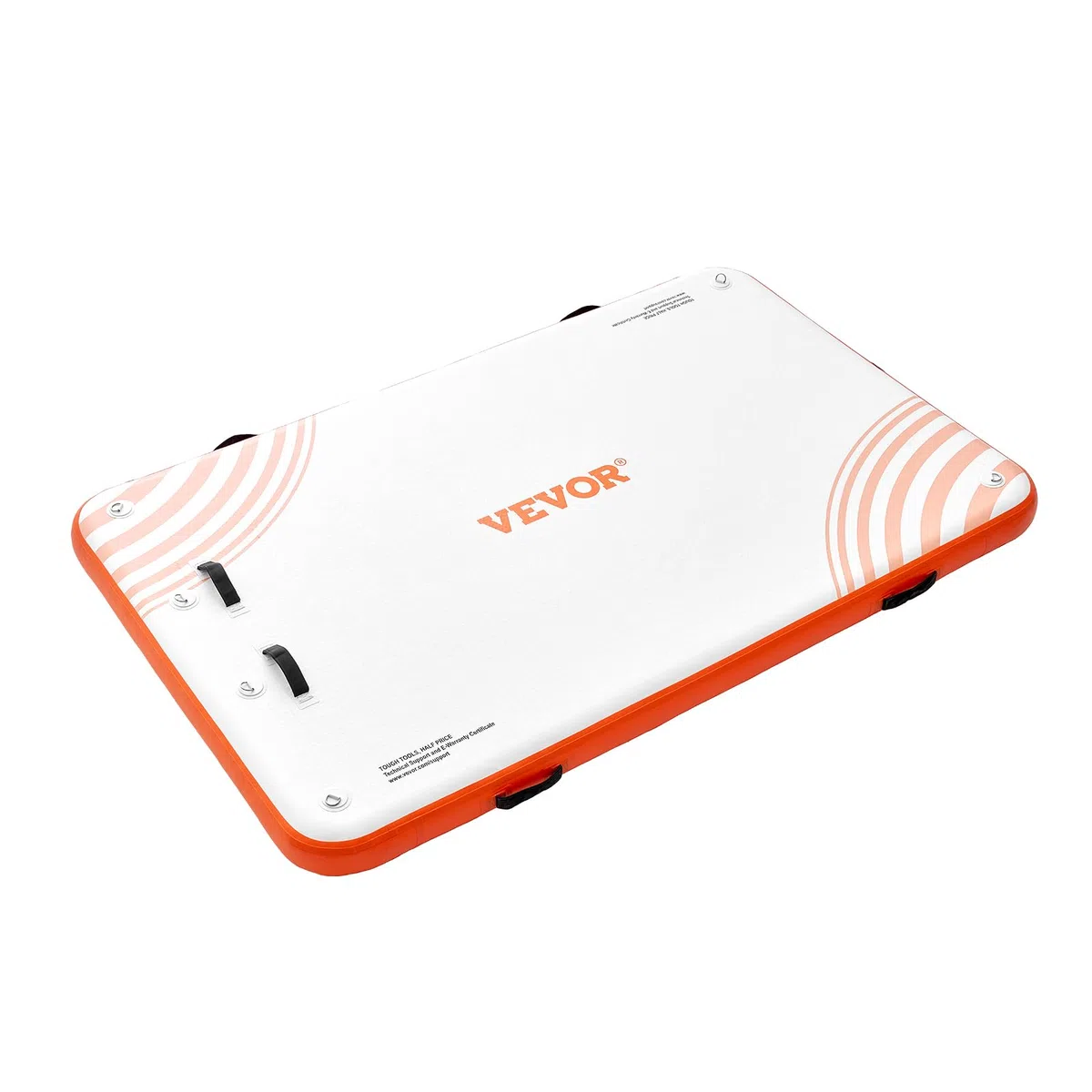 VEVOR Pontile Galleggiante Gonfiabile, Piattaforma 8x5 Piedi Tappetino Antiscivolo con Borsa per Il Trasporto Portatile Scaletta Rimovibile, Zattera per Isola per Piscina, Spiaggia