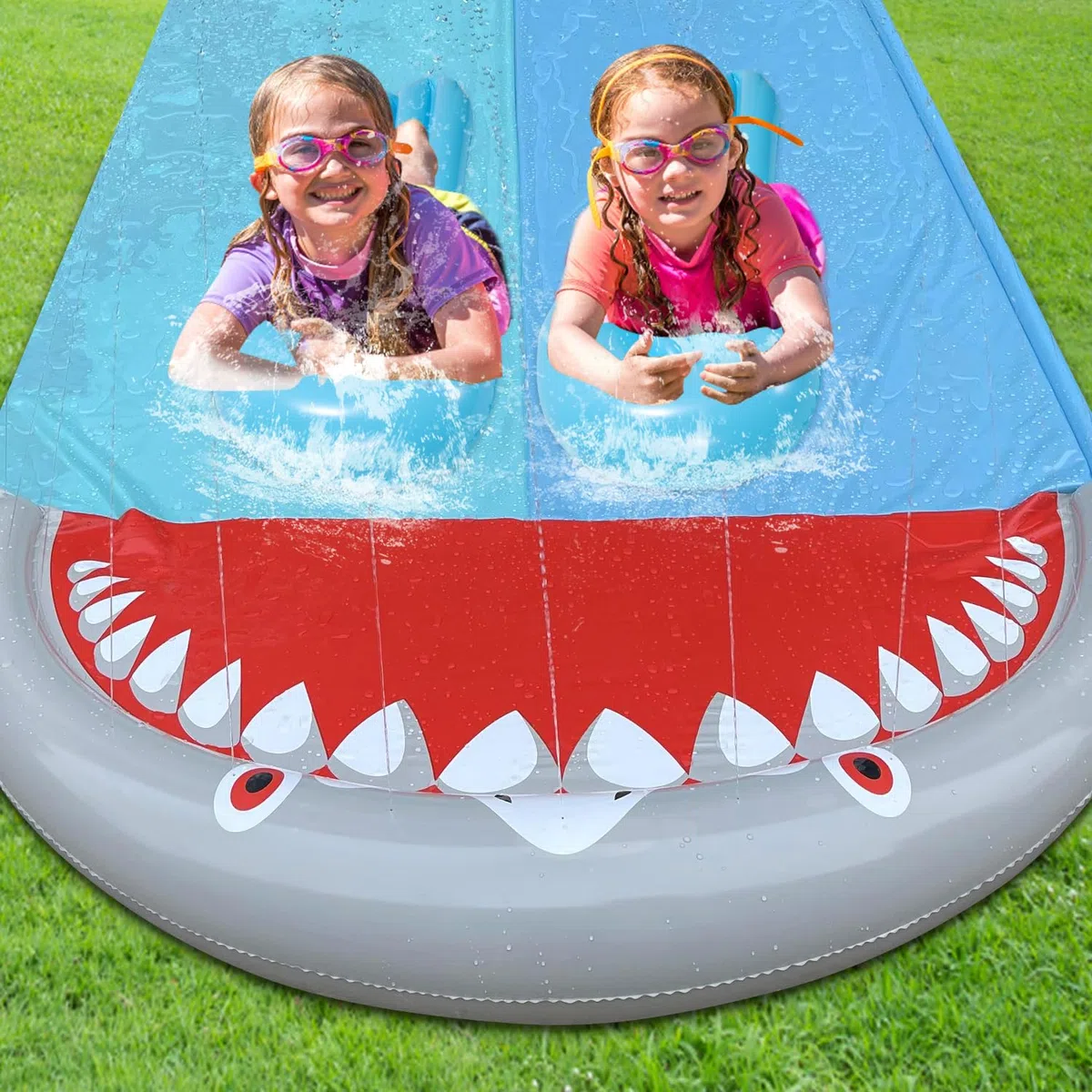 Sonnewelt 550 x 145 cm Slip and Slide scivolo d'acqua con 2 bodyboard
