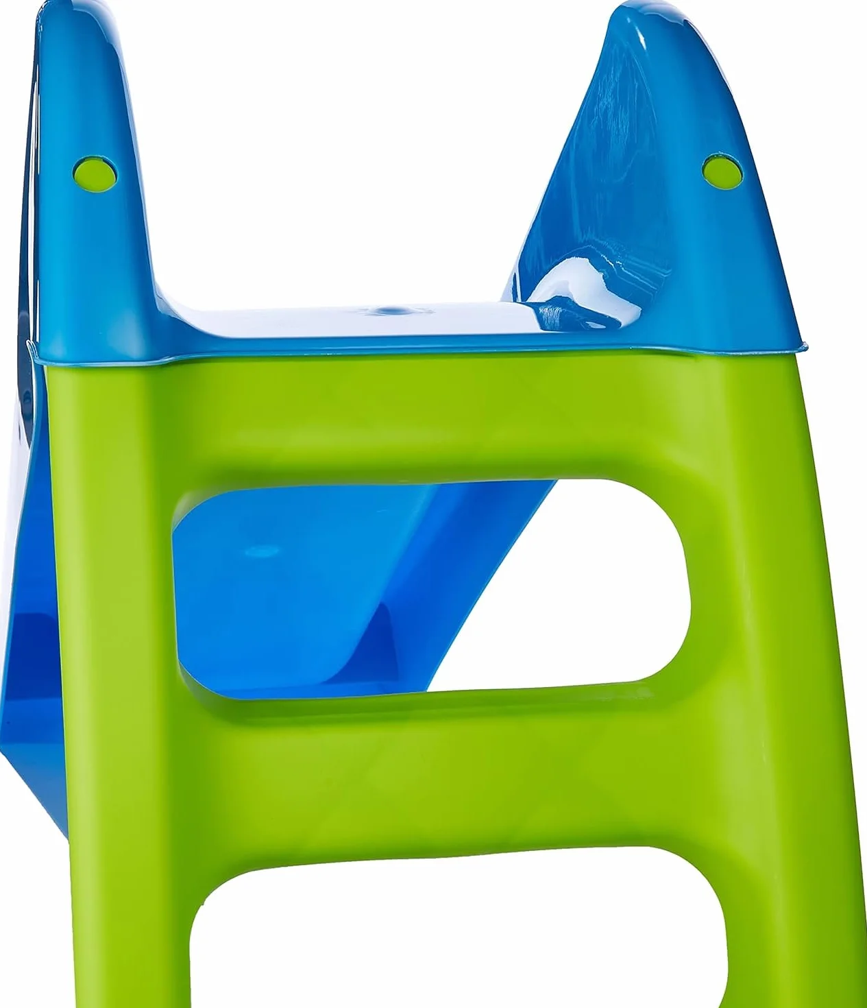 Scivolo Per Bambini Da Esterno 1 Anno Scivolo da giardino per bambini super resistente. Misure 116x36x62.5cm. Colore Verde e Azzurro