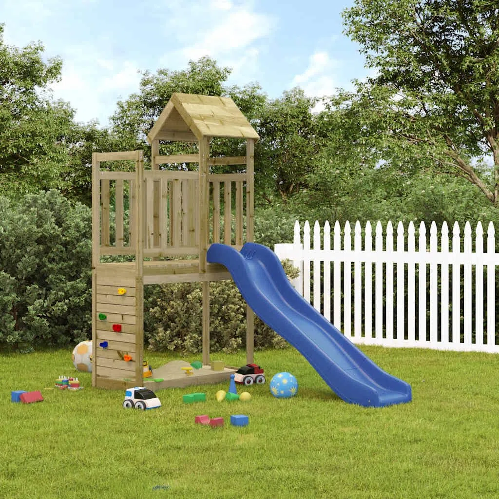 vidaXL Set da Gioco da Esterno in Legno di Pino Impregnato