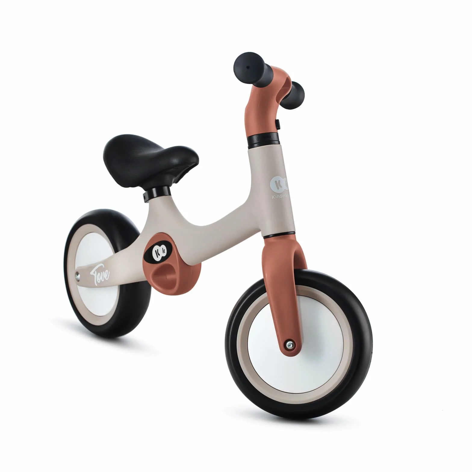 kk Kinderkraft TOVE Bicicletta bambini da 1,5 anni, Bici senza pedali, Design sportivo, Regolazione della sella, Bloccasterzo, Montaggio facile, Struttura leggera - 2 kg, Beige