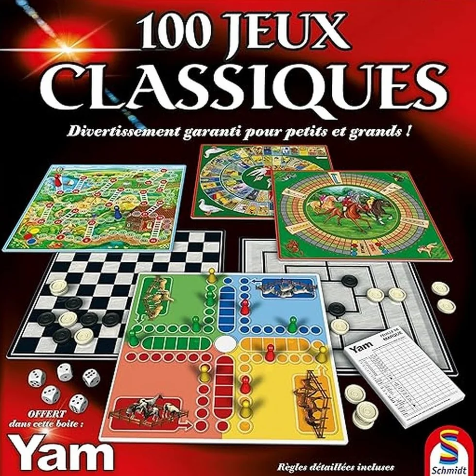Schmidt 88207 - Giochi da Tavolo, 100 Classici