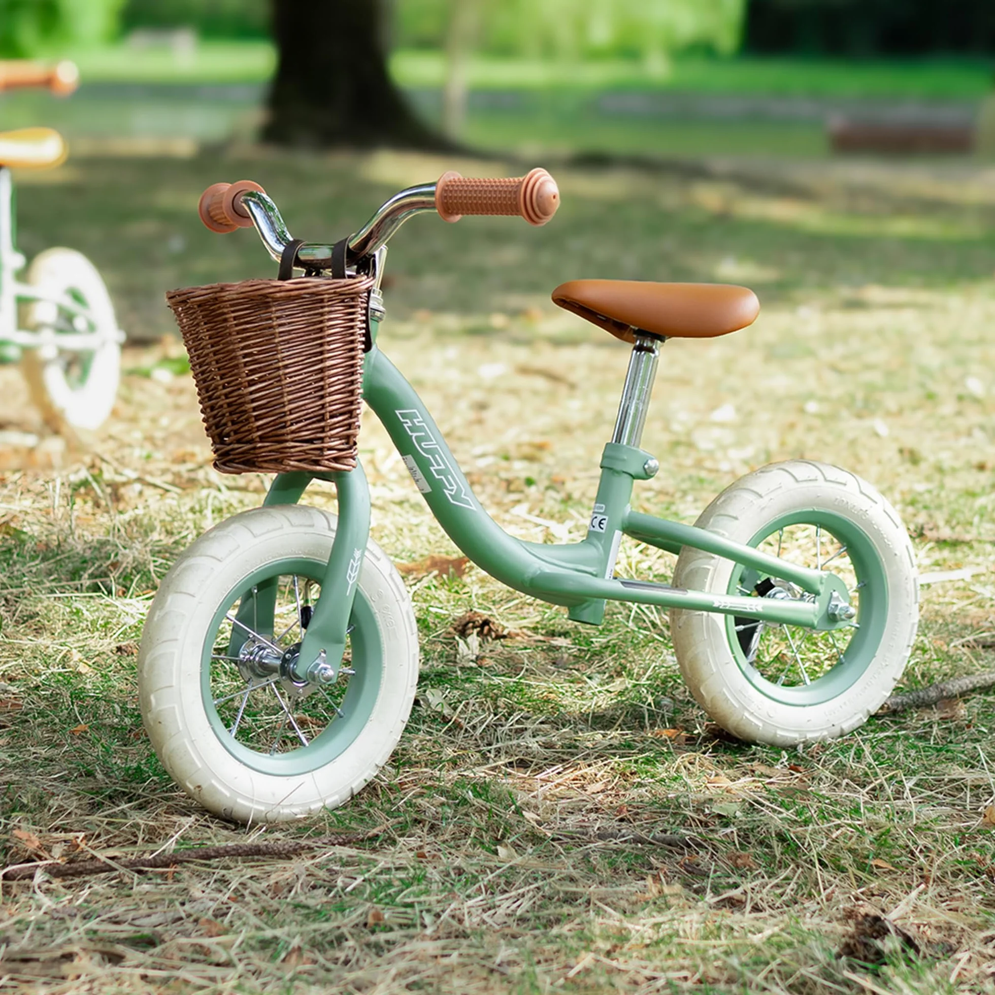 Huffy Bicicletta vintage da 10 pollici per bambini da 2 a 4 anni, verde