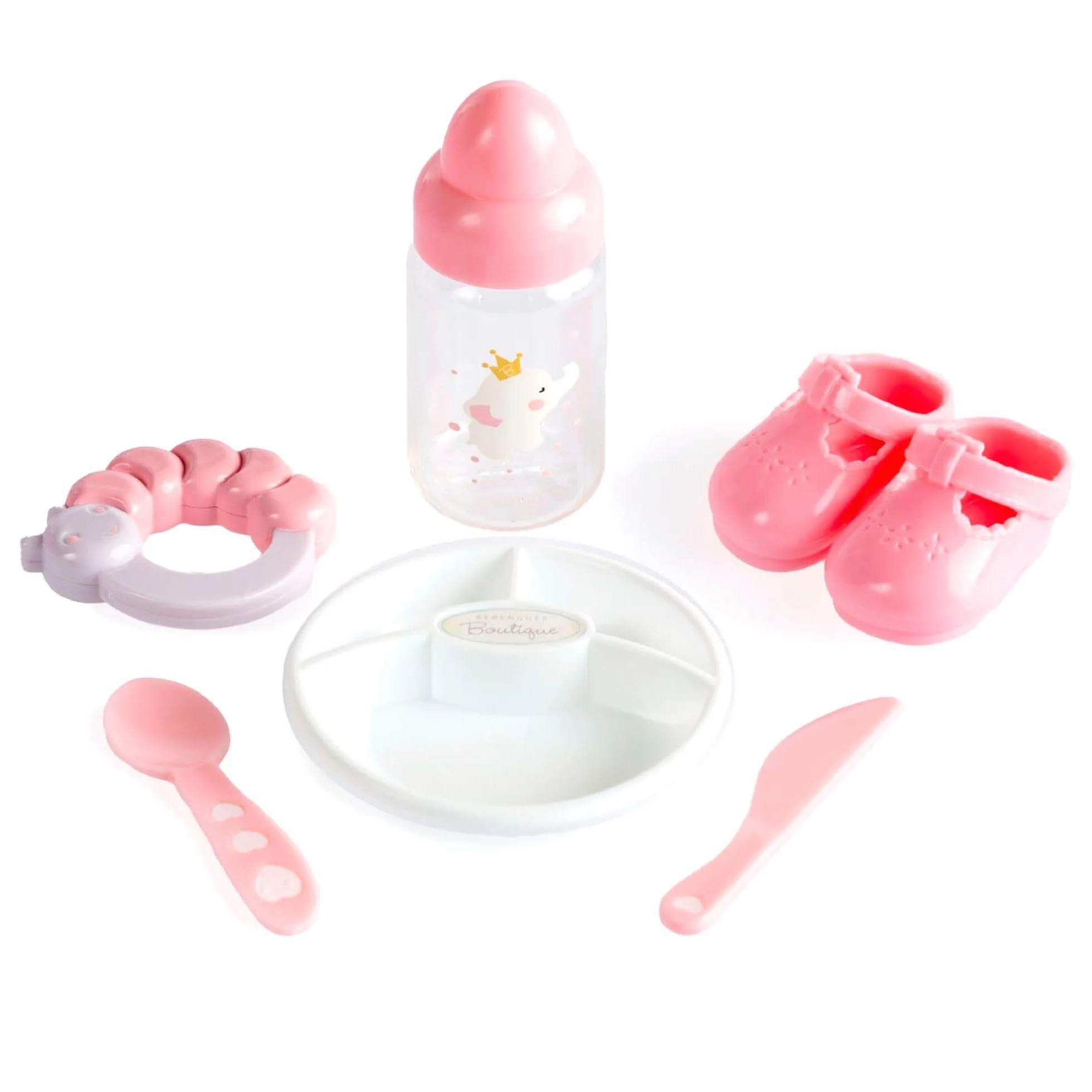 JC TOYS – Berenguer Boutique Bambola neonato naturale, 38 cm, corpo morbido, con accessori Il vestito può cambiare
