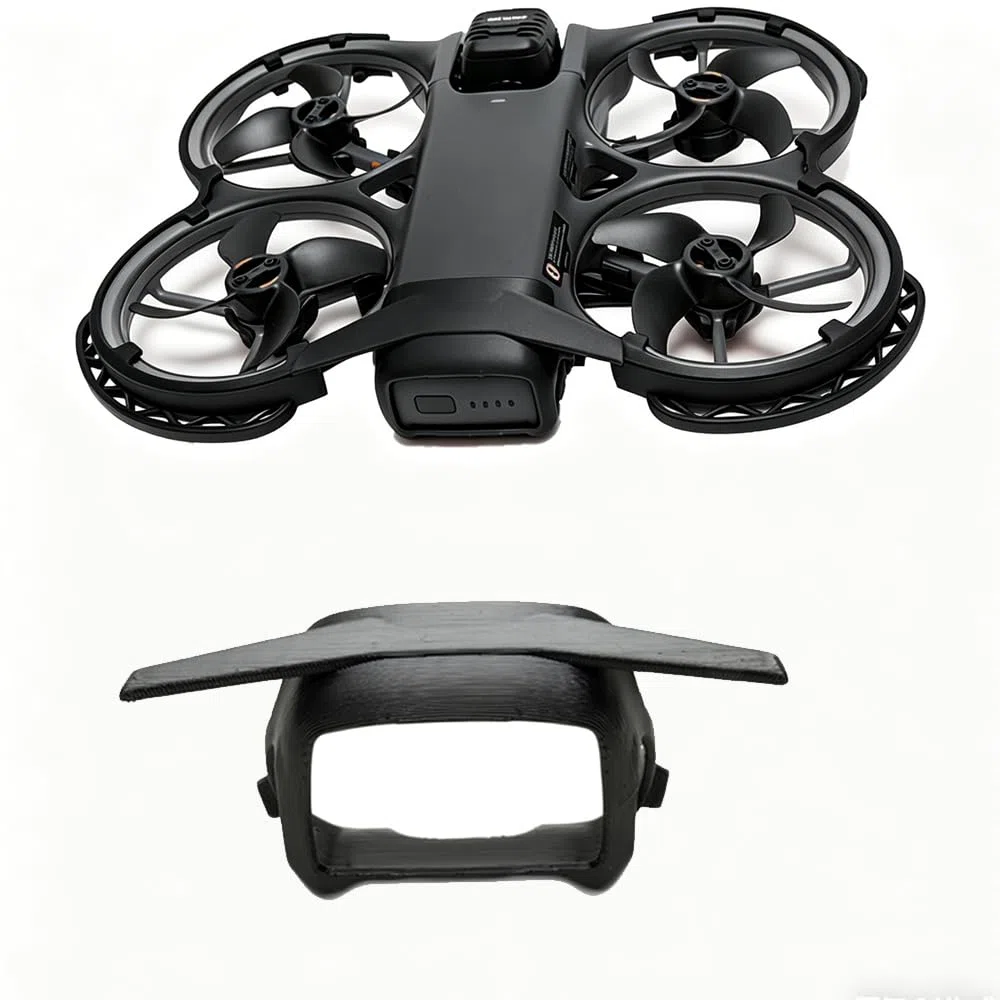 Coda di volo aerodinamica per DJI Avata 360, accessorio decorativo aerodinamico per drone con stabilizzazione dell'equilibrio (ala posteriore nera)