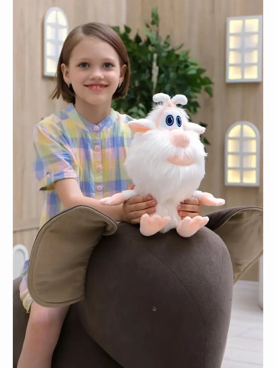 Booba Giocattolo di peluche parlante 34 cm, peluche interattiva con licenza ufficiale