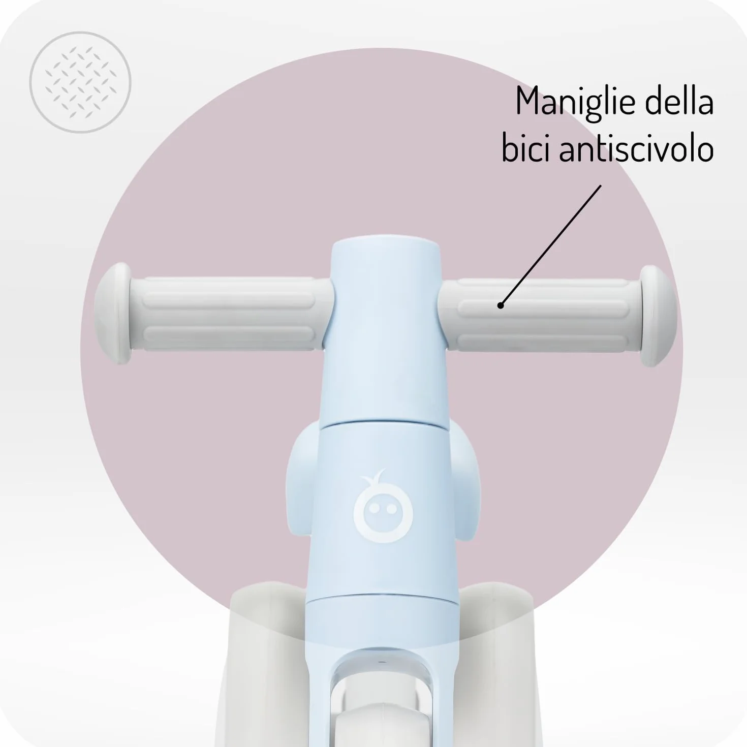 Triciclo senza pedali per bambini MoMi TEDI per bambine e bambini (peso massimo 25 kg), mini bicicletta senza pedali con ruote in plastica resistenti alla foratura, telaio in metallo leggero - 1,2 kg