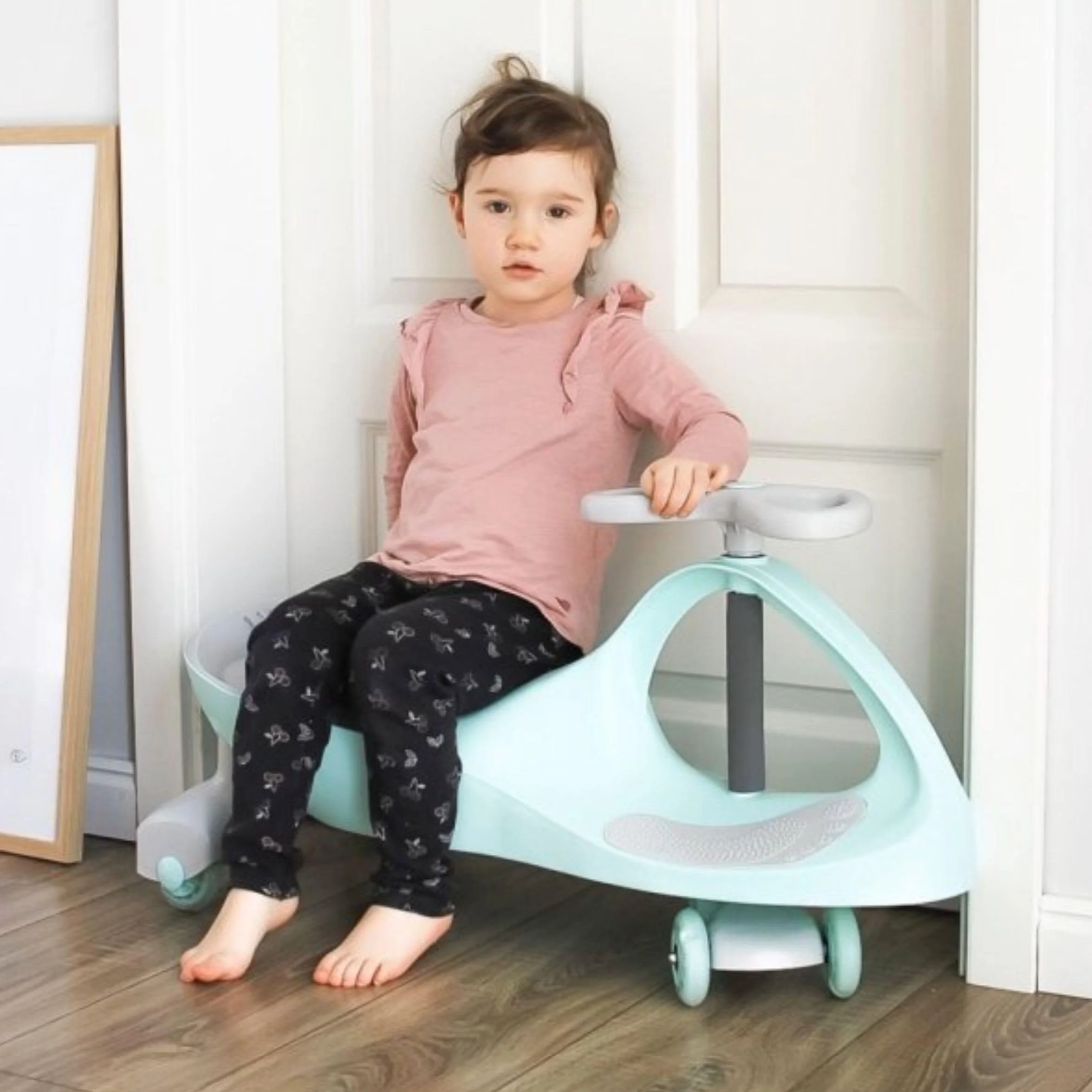TWISTCAR Auto Giocattolo per Bambini 3+ Anni - Macchina a Spinta con Volante LED, Ruote in Gomma, Capacità 120kg - Gioco Attivo Senza Batterie per Sviluppo Motorio e Coordinazione