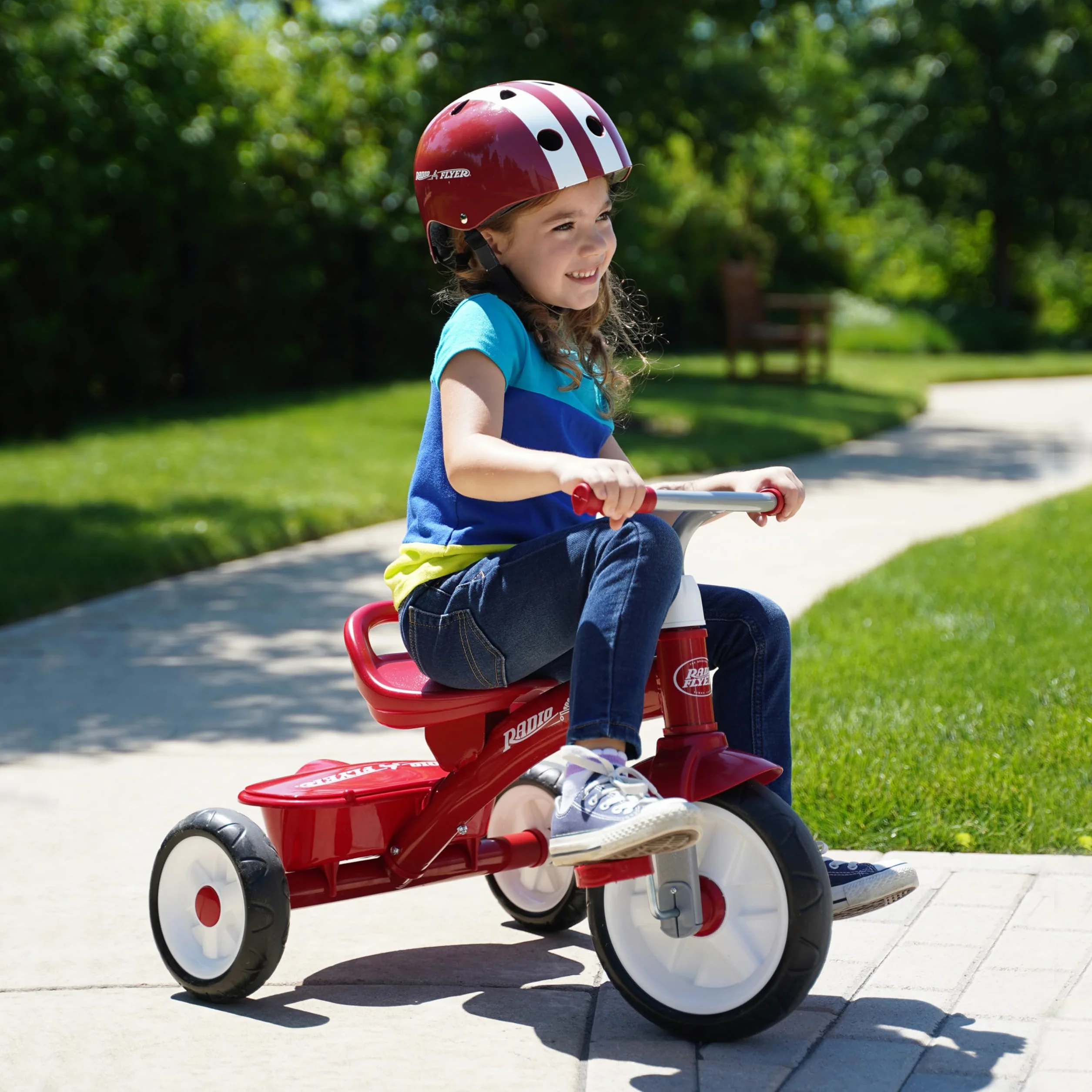 Radio Flyer Triciclo Red Rider, triciclo per esterni, per bambini da 2 ½ a 5 anni (Esclusiva Amazon)