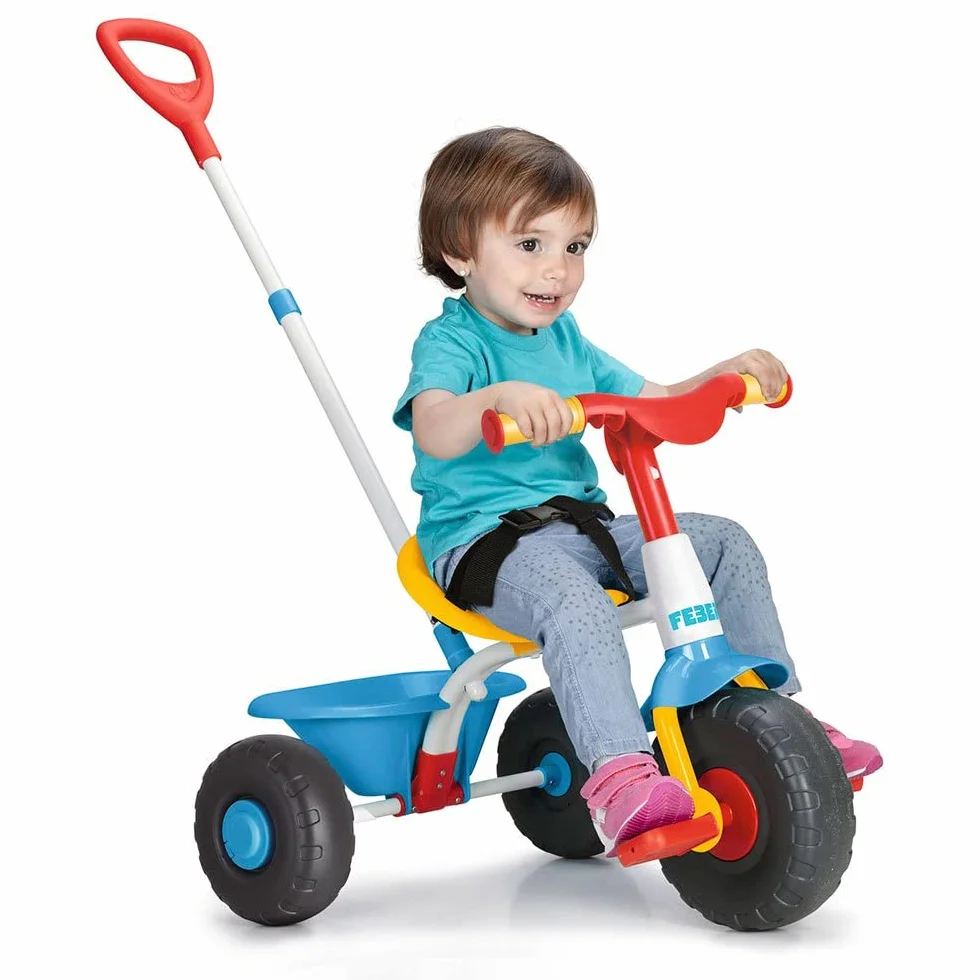 FEBER - Triciclo Trike 2 in 1 regolabile in altezza, triciclo per bambini a partire da 1 anno (famoso, è 800012810)