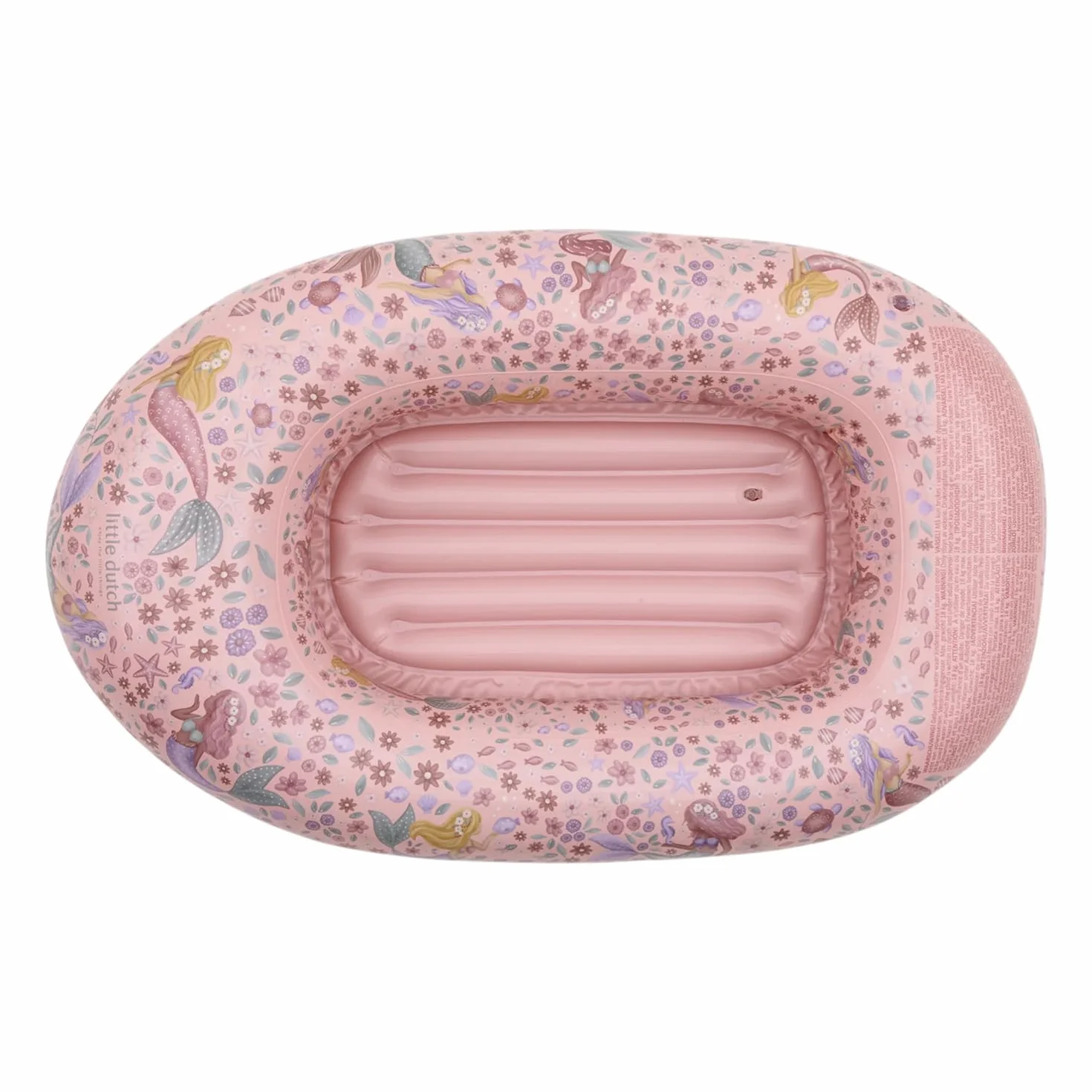 Little Dutch Barca gonfiabile – Gommone – Giocattolo gonfiabile – per ragazze dai 3 anni – Dreamy Mermaid rosa