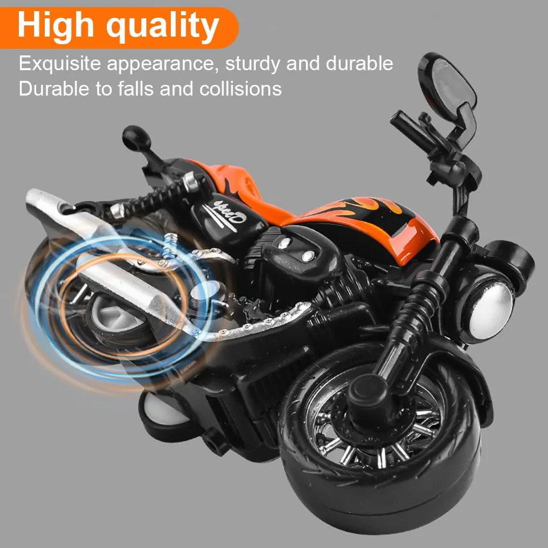 1 pcs Moto giocattolo moto in lega moto giocattolo giochi educativi per bambini ragazzi e ragazze regali per feste di compleanno