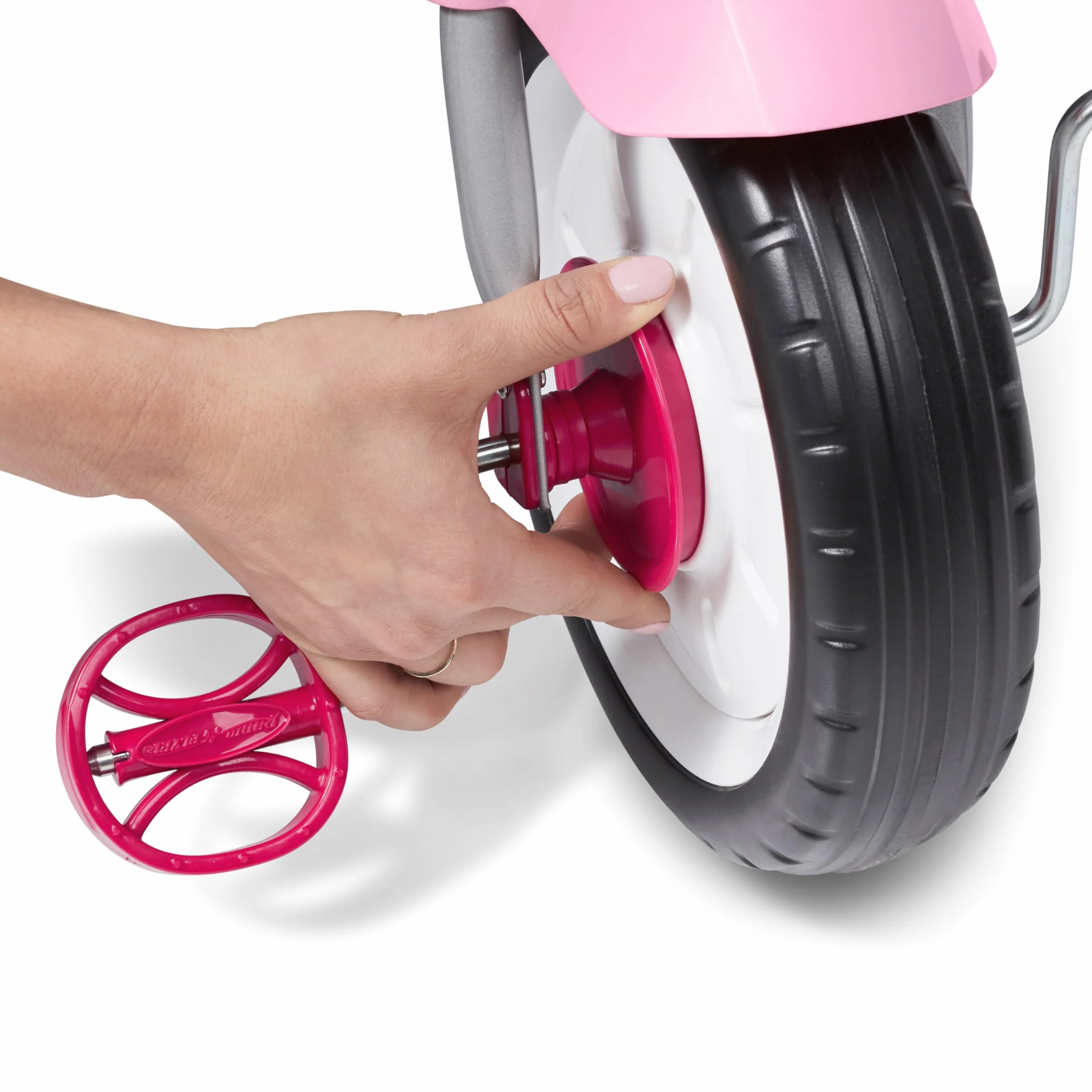 Radio Flyer triciclo-passeggino 3 in 1, rosa, per bambini da 1,5 a 5 anni