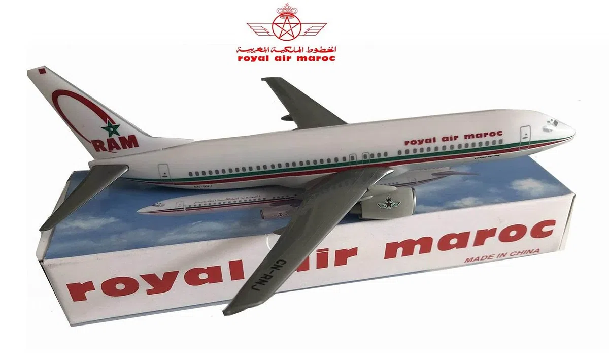 Modello Boeing 737-800 Royal AIR Marocco RAM a 1/200 B737