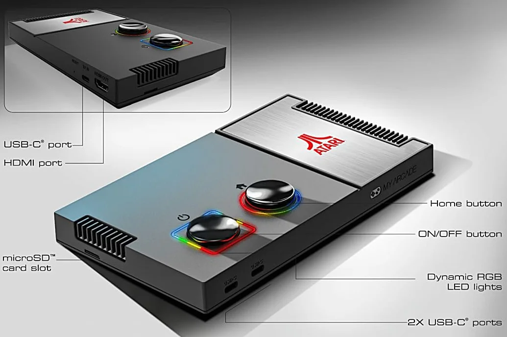 My Arcade Gamestation Pro Atari 200 Retro Console One Size