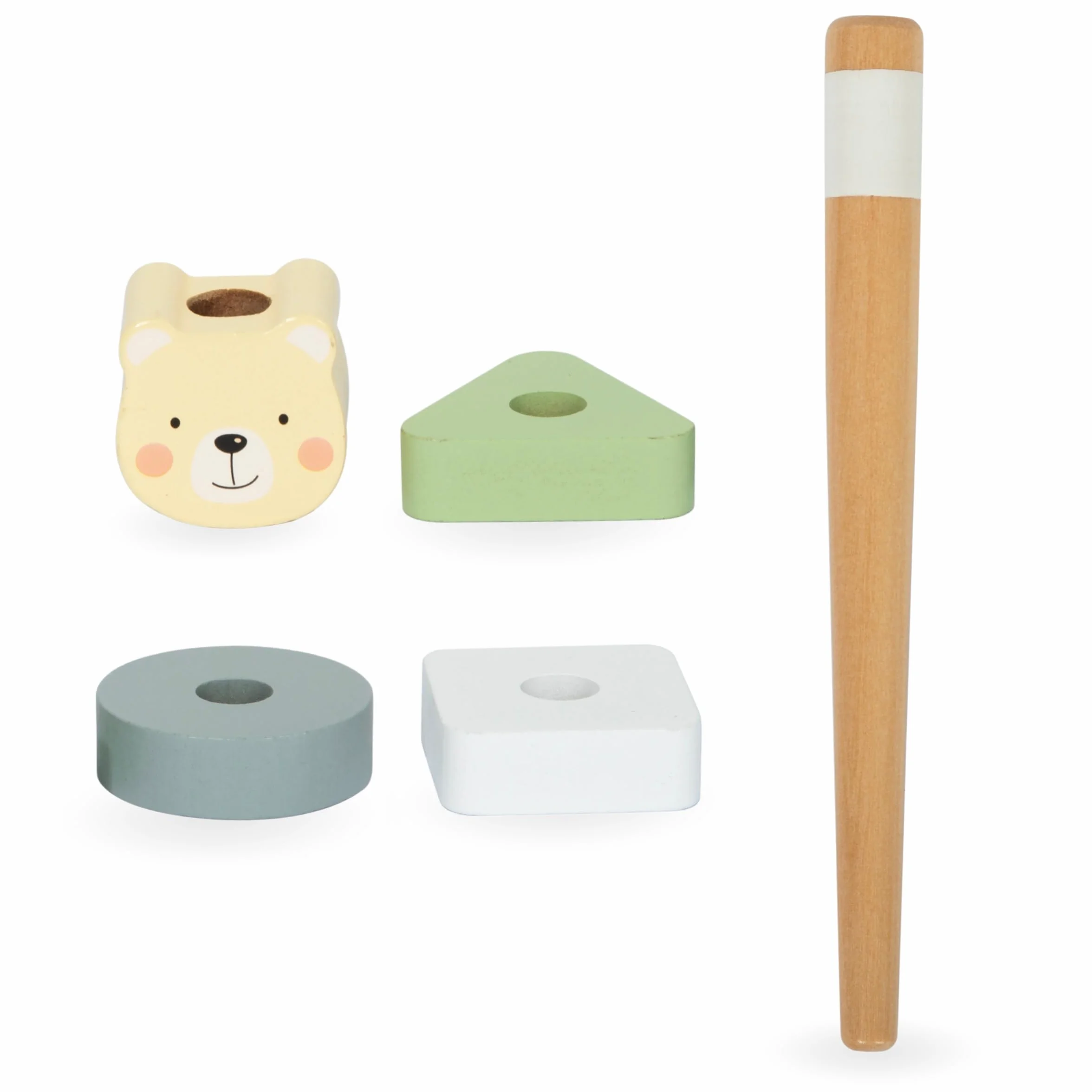 Mamabrum Tavolino Educativo in Legno per Bambini - Giocattolo Musicale 7 in 1 con Pipistrelli e Gong, Percorso Motorio, Puzzle Sensoriale a Tema Giungla