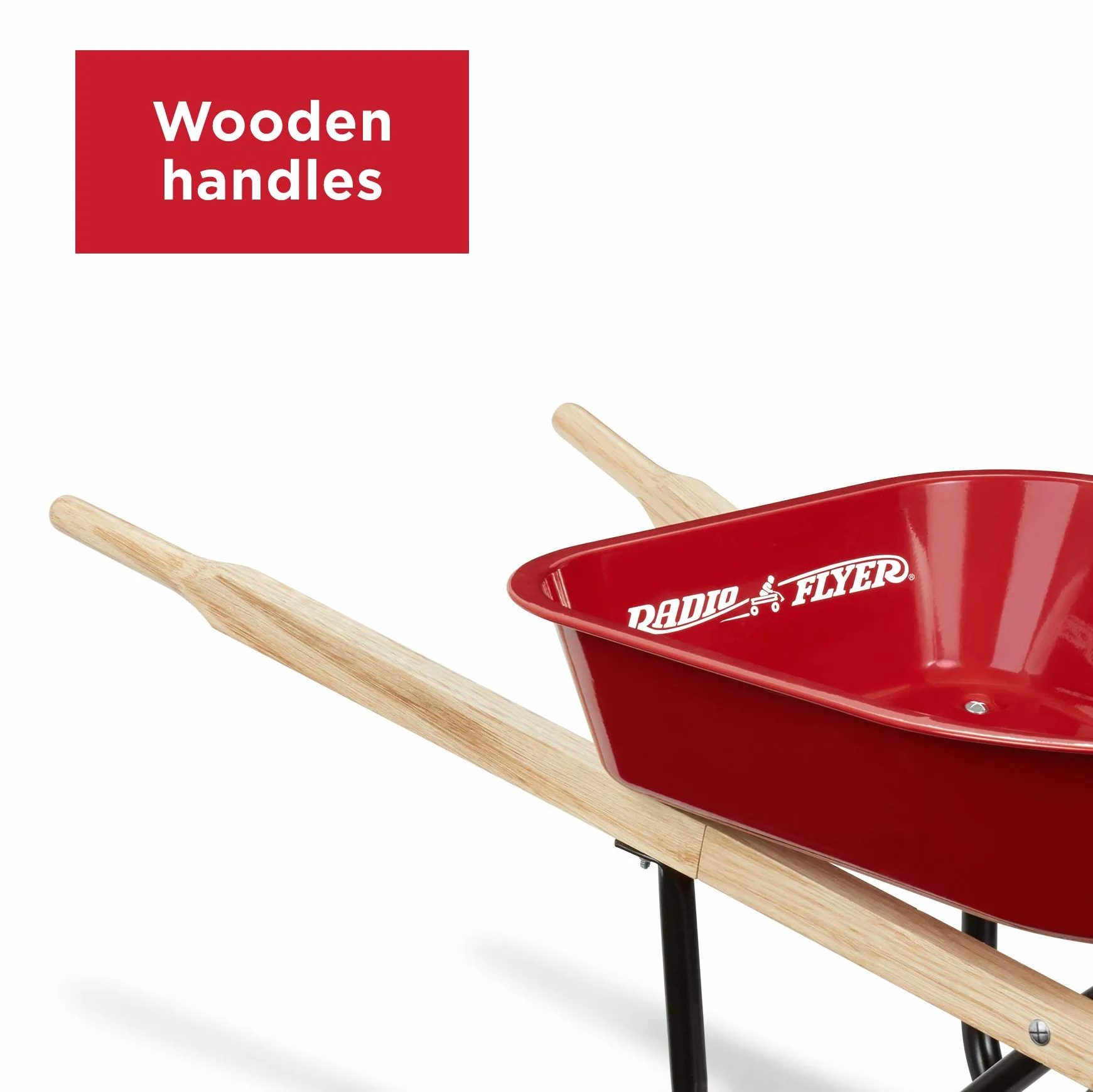 Radio Flyer Carriola per bambini, carriola giocattolo rossa per bambini